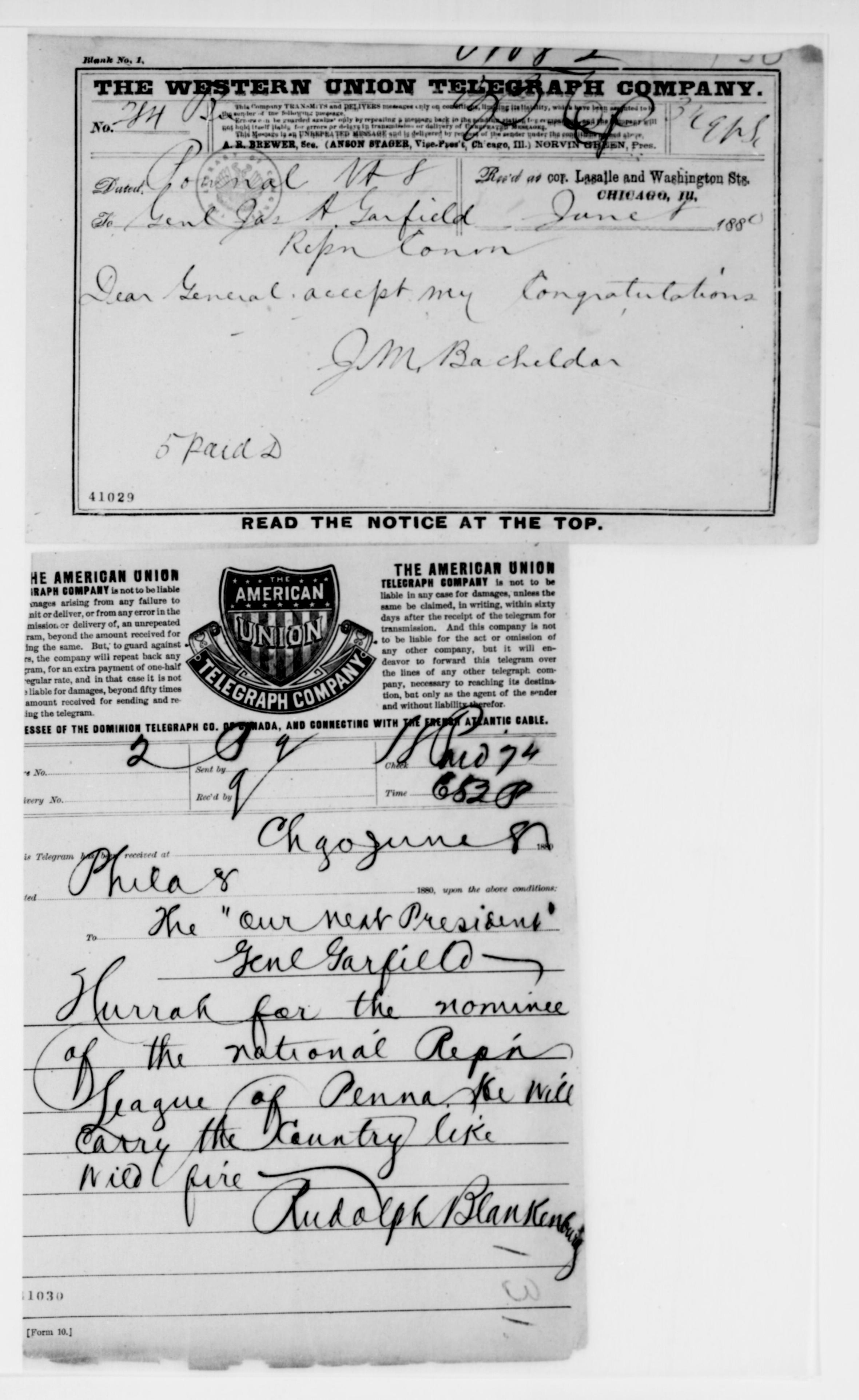 Scanned image of the current content page