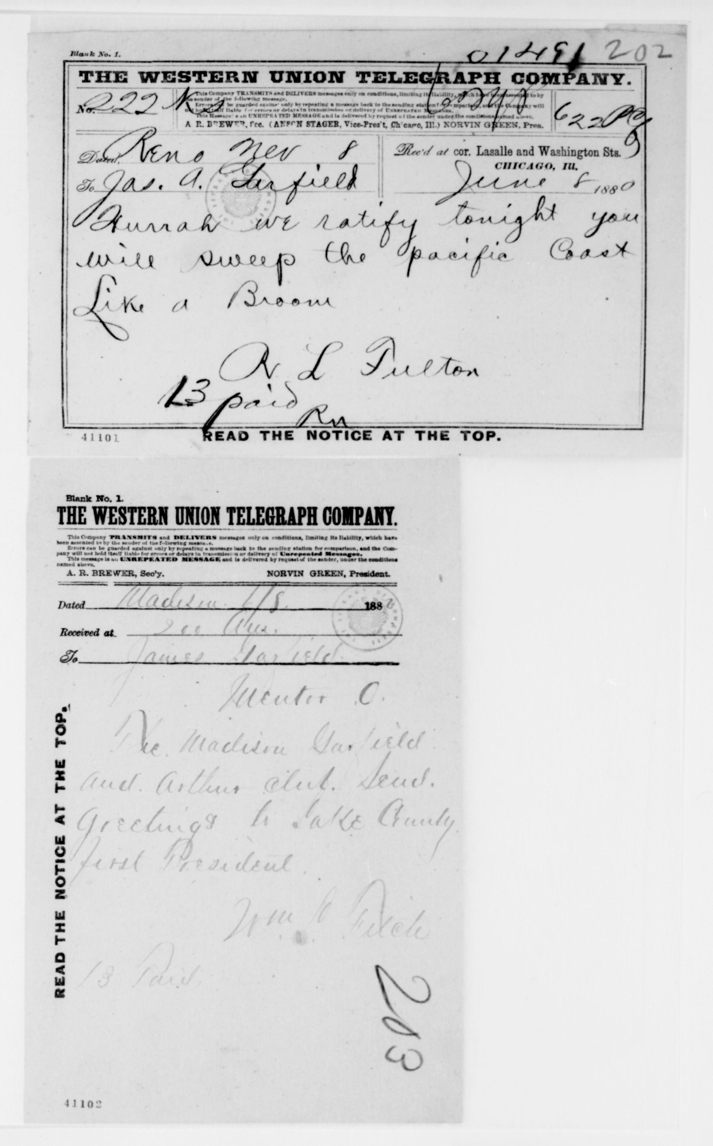 Scanned image of the current content page