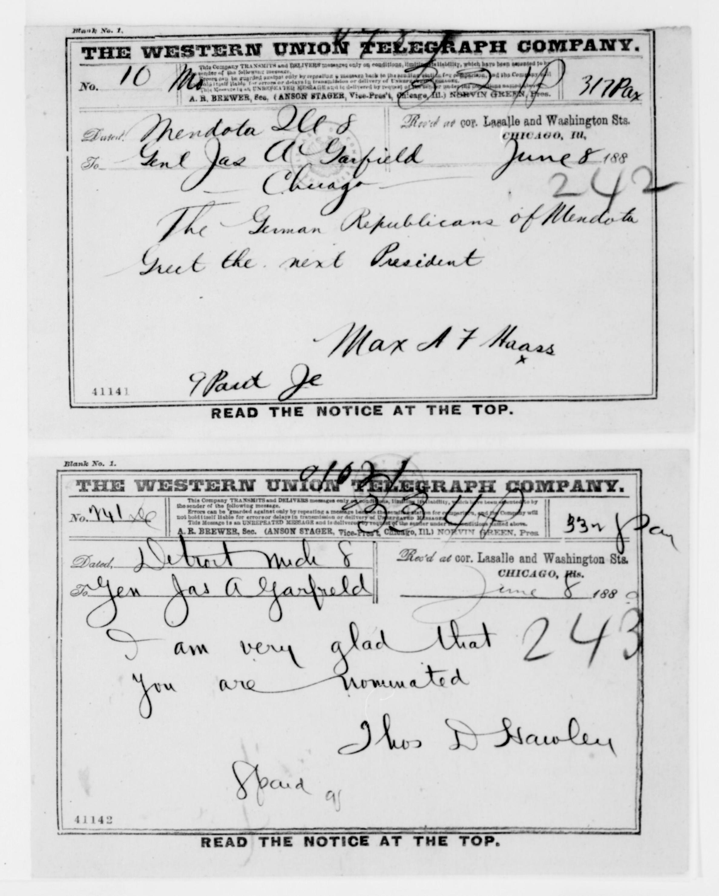 Scanned image of the current content page