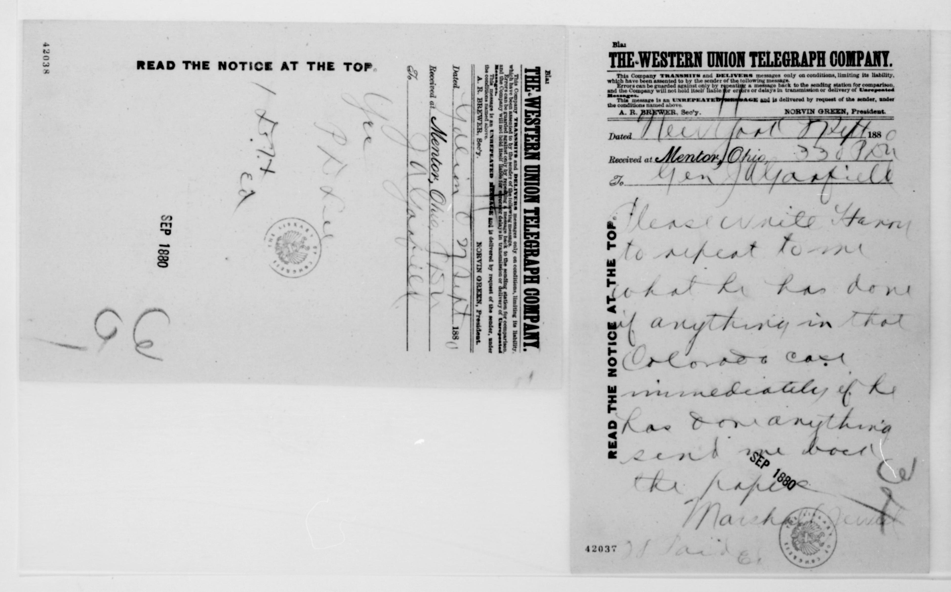 Scanned image of the current content page