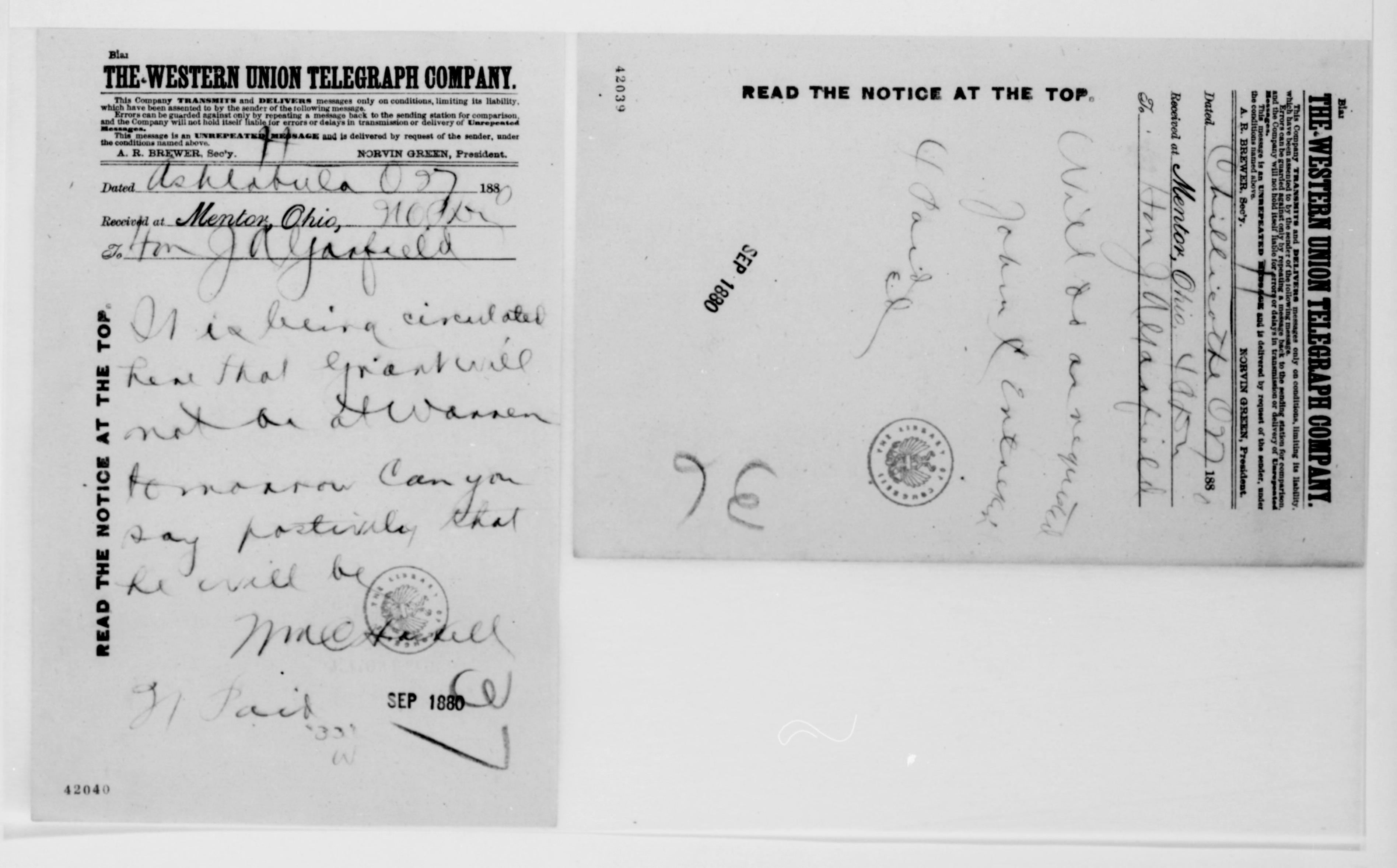 Scanned image of the current content page