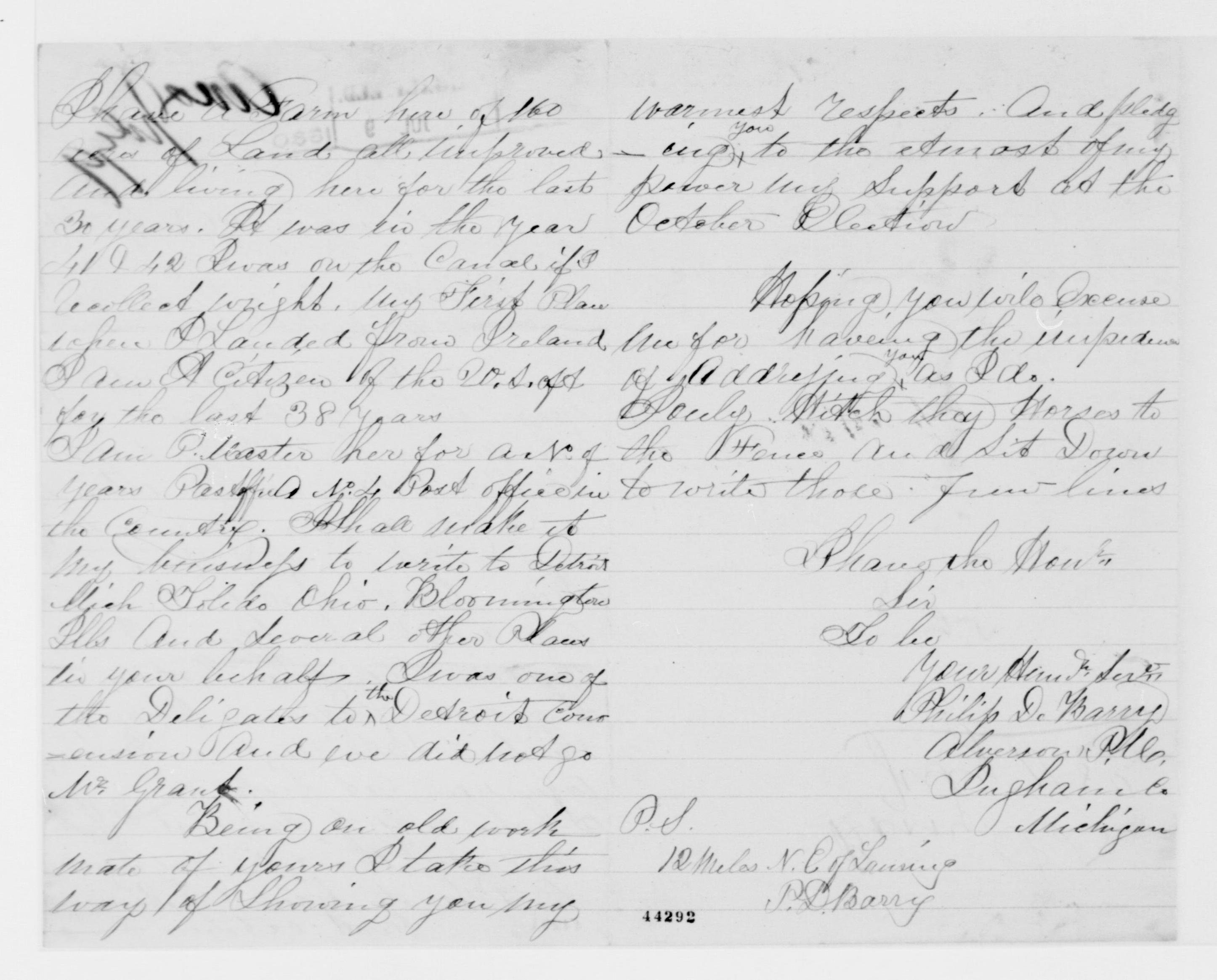 Scanned image of the current content page