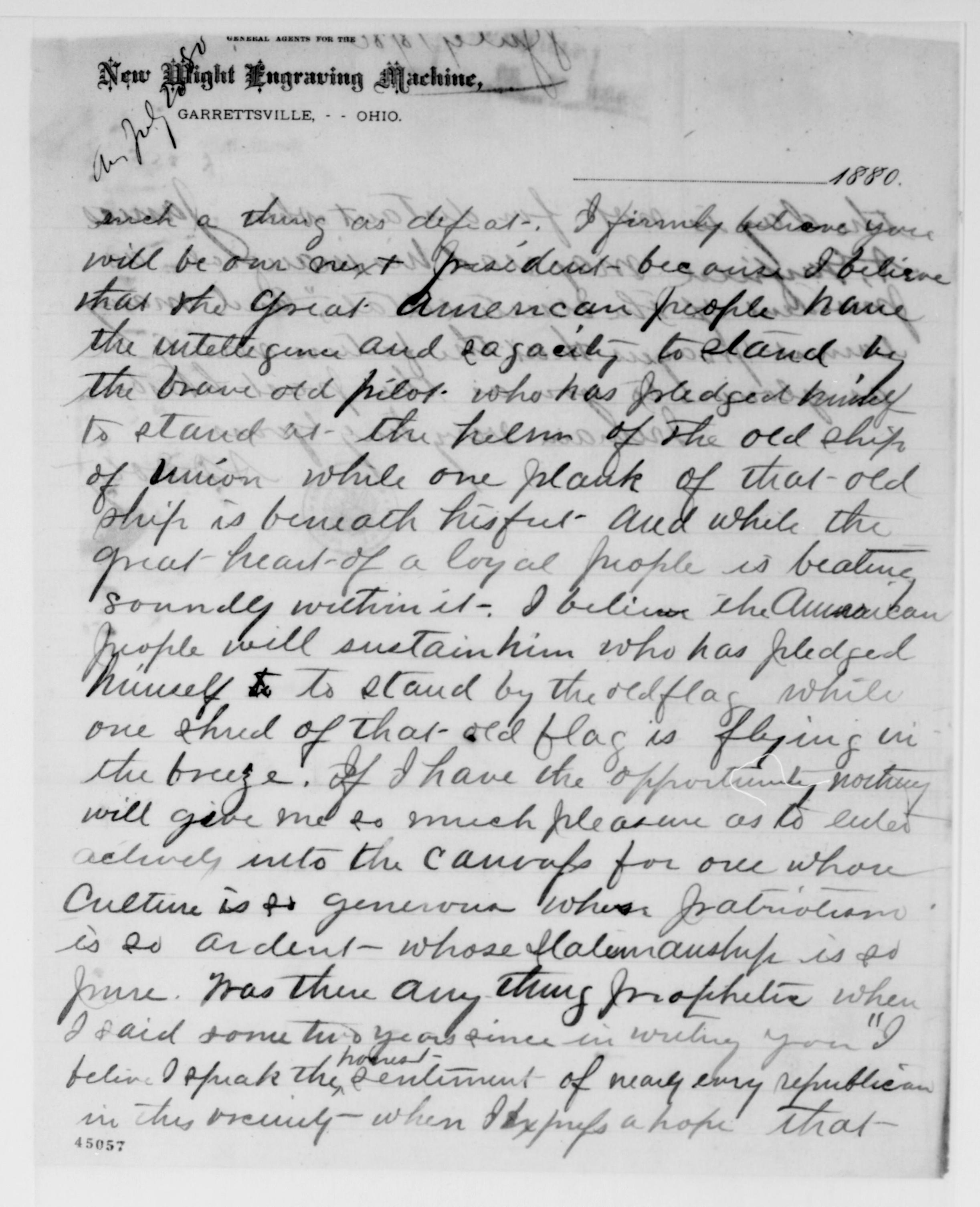 Scanned image of the current content page