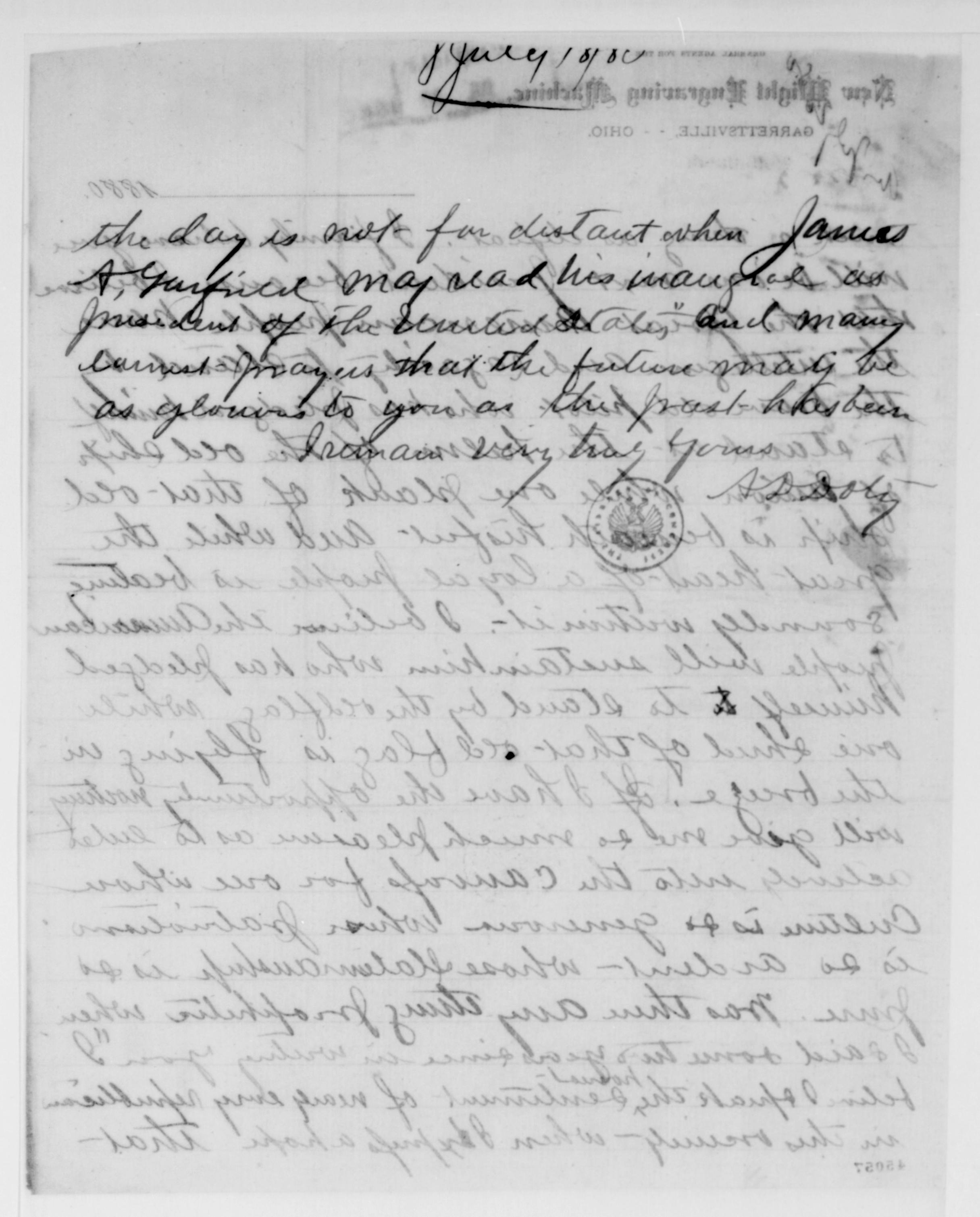 Scanned image of the current content page