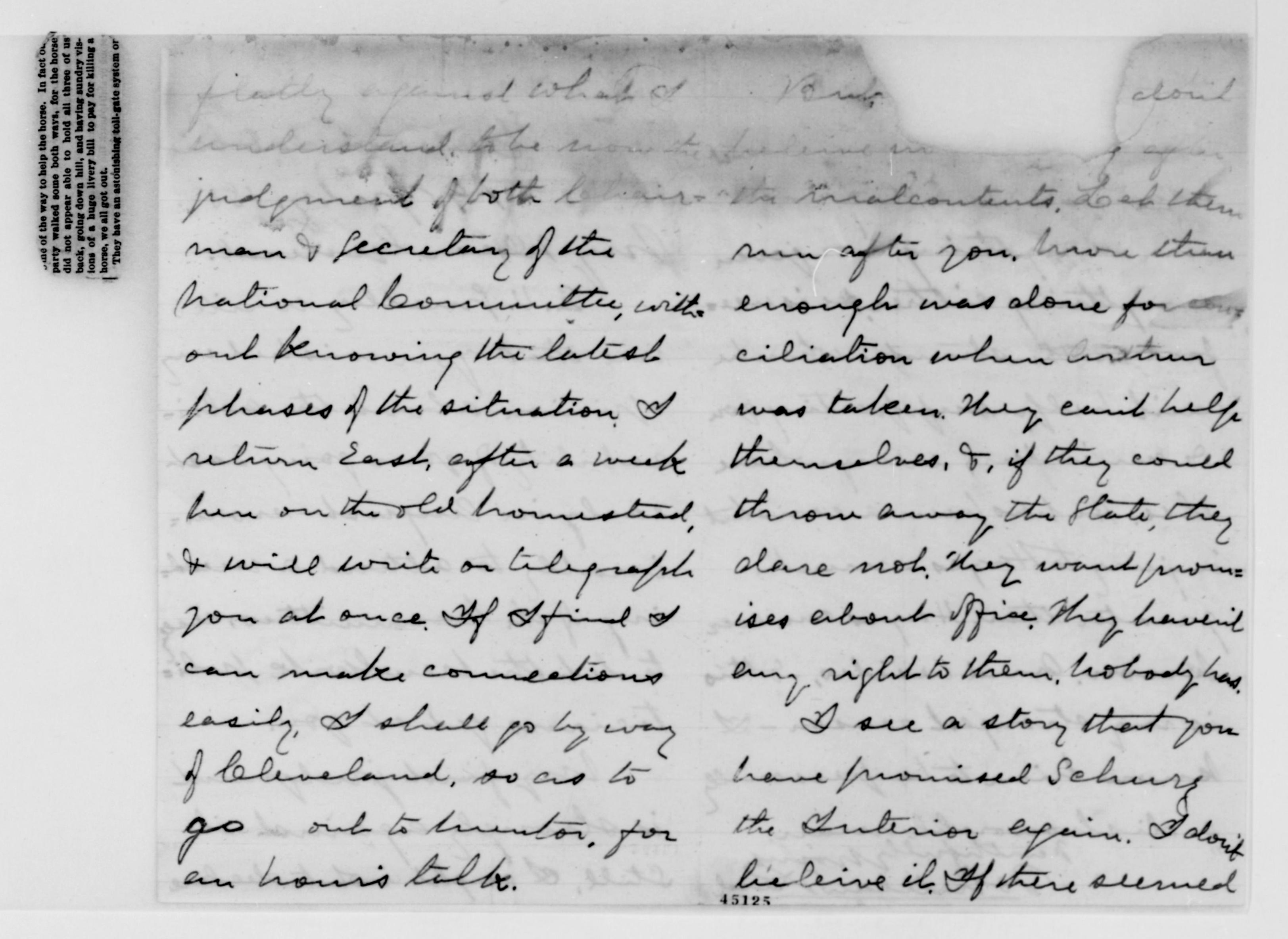 Scanned image of the current content page