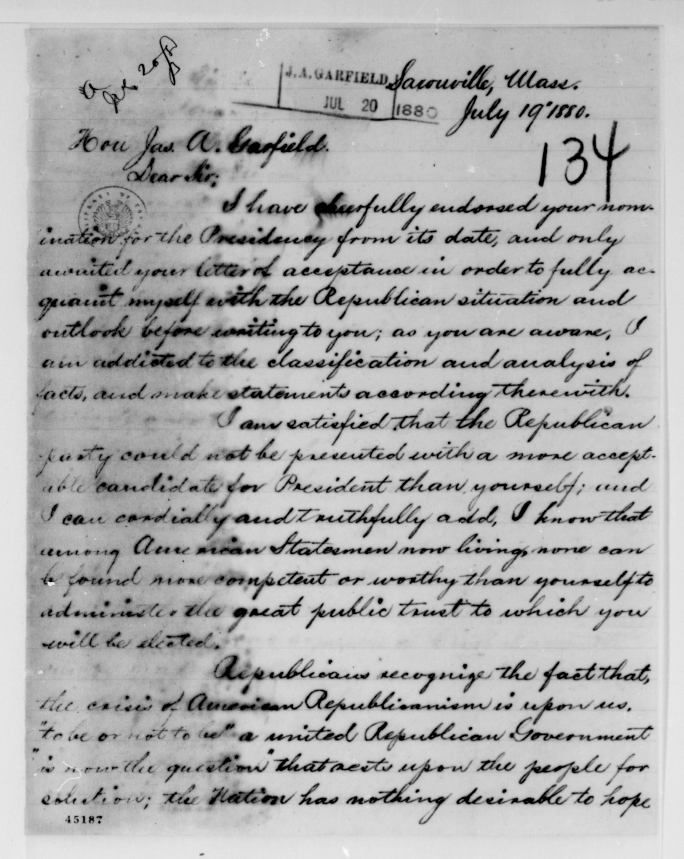 Scanned image of the current content page