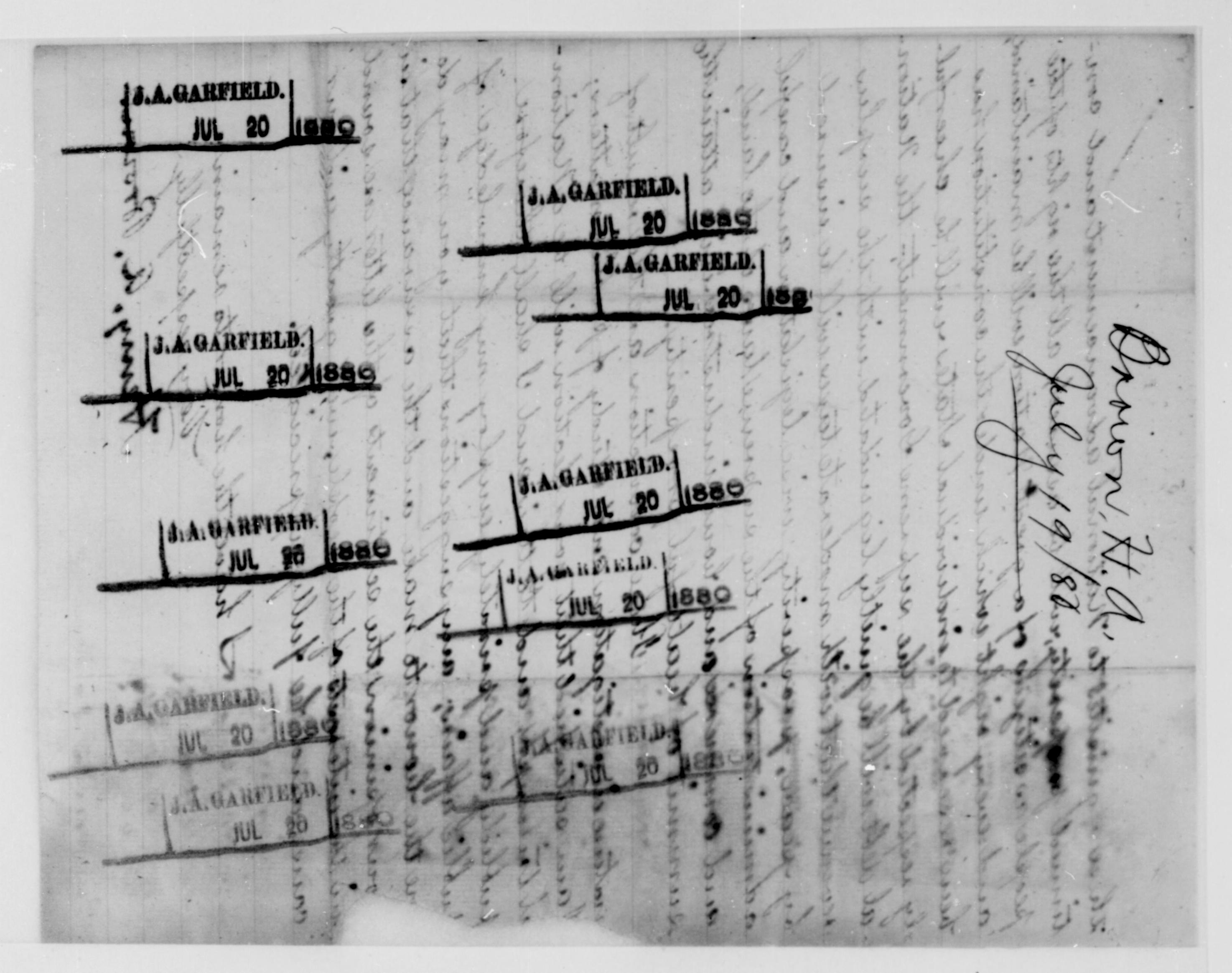 Scanned image of the current content page