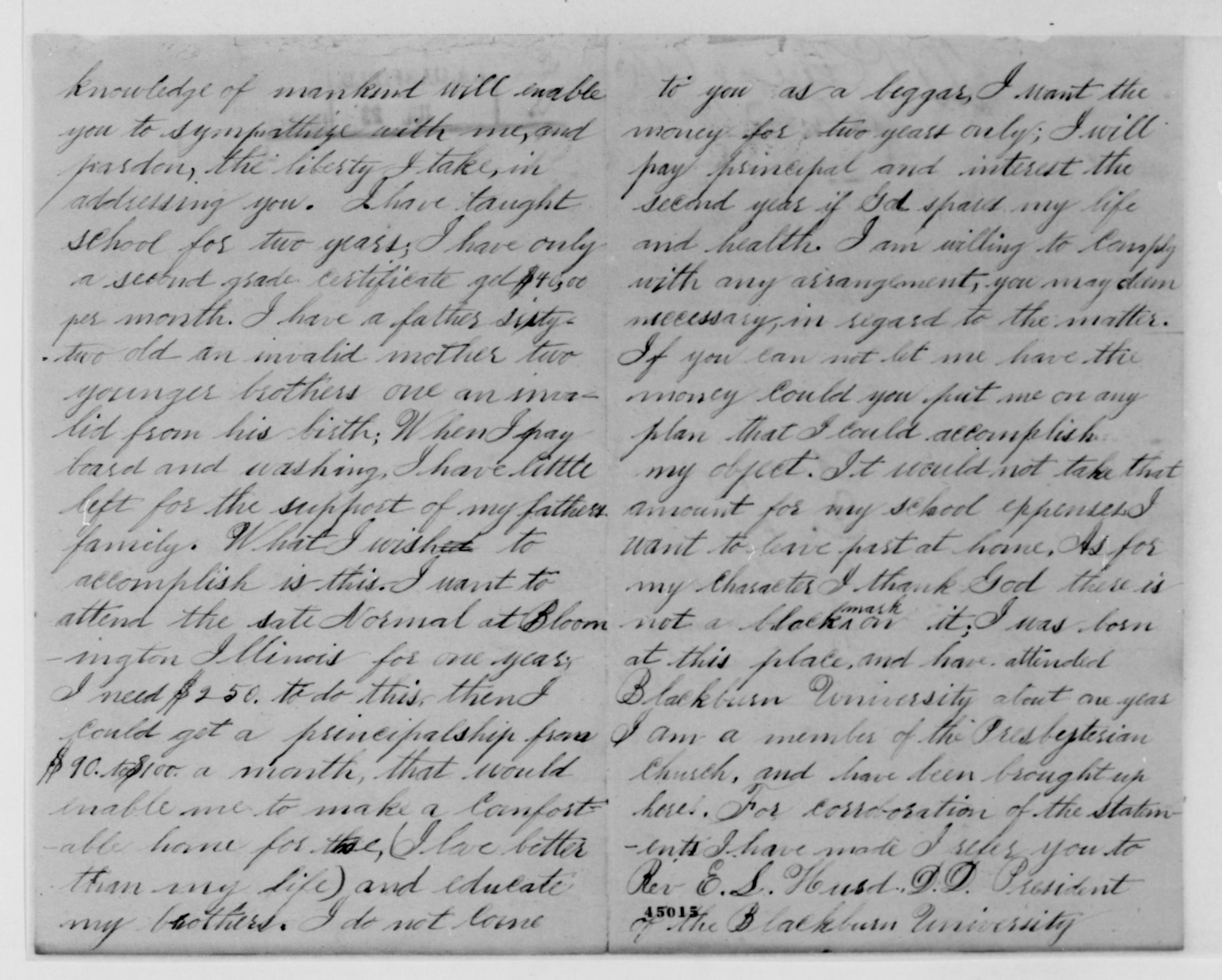 Scanned image of the current content page