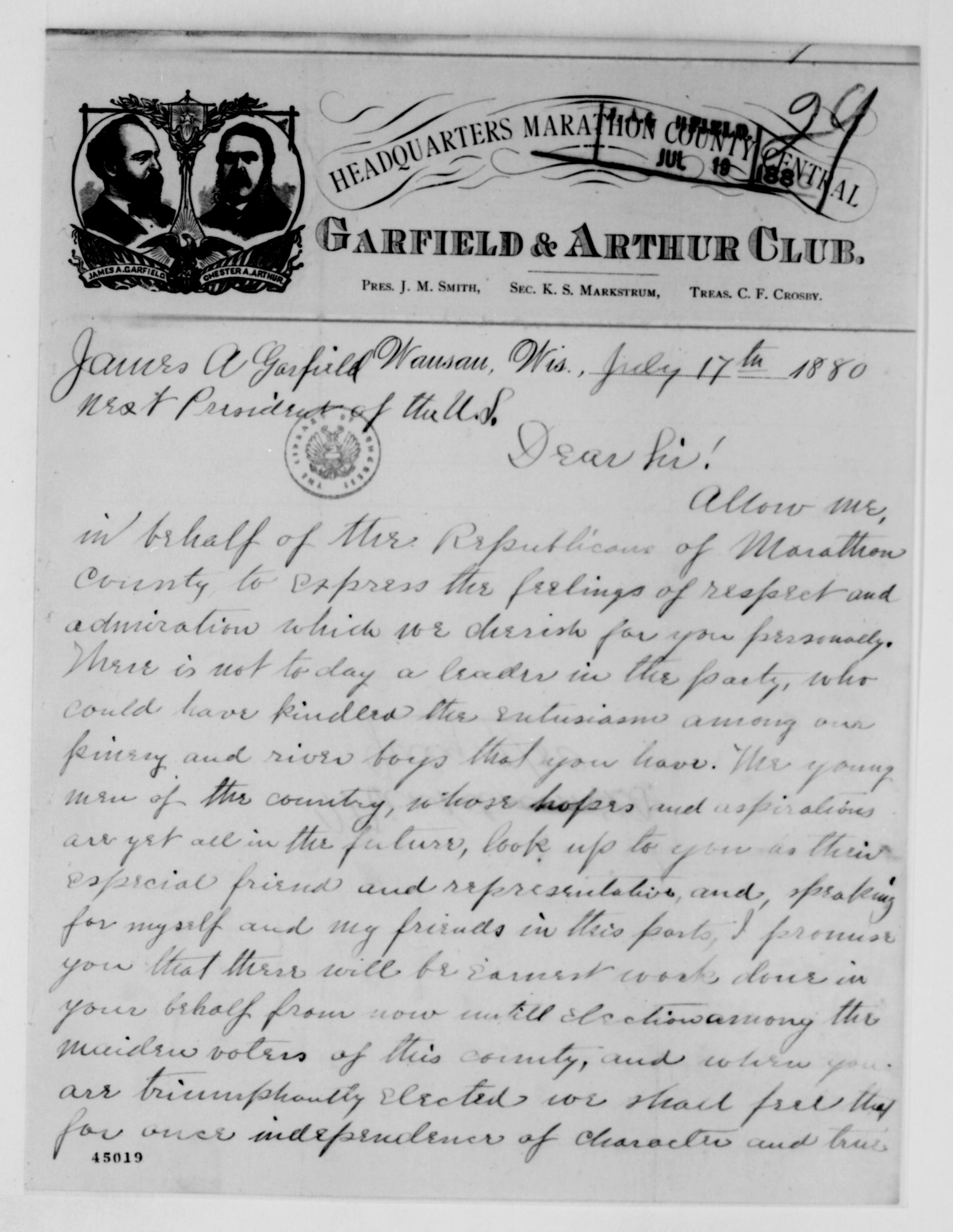 Scanned image of the current content page