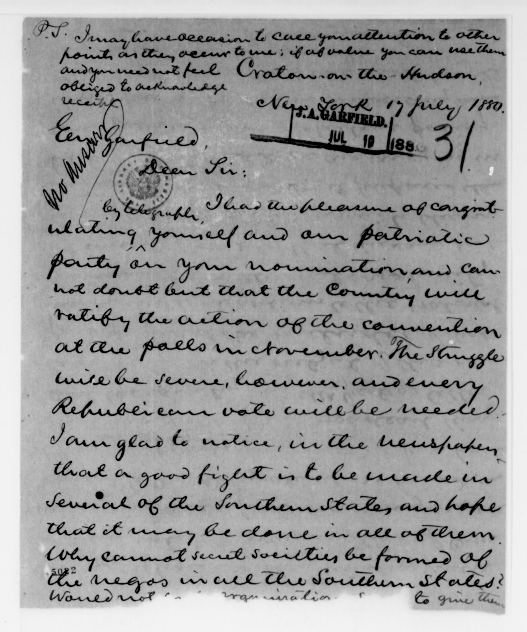 Scanned image of the current content page