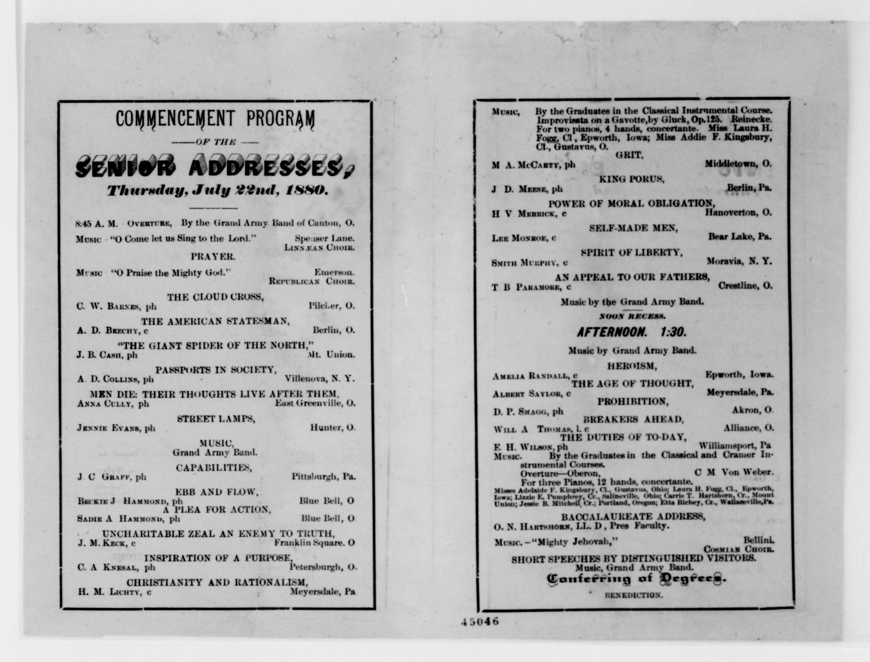 Scanned image of the current content page