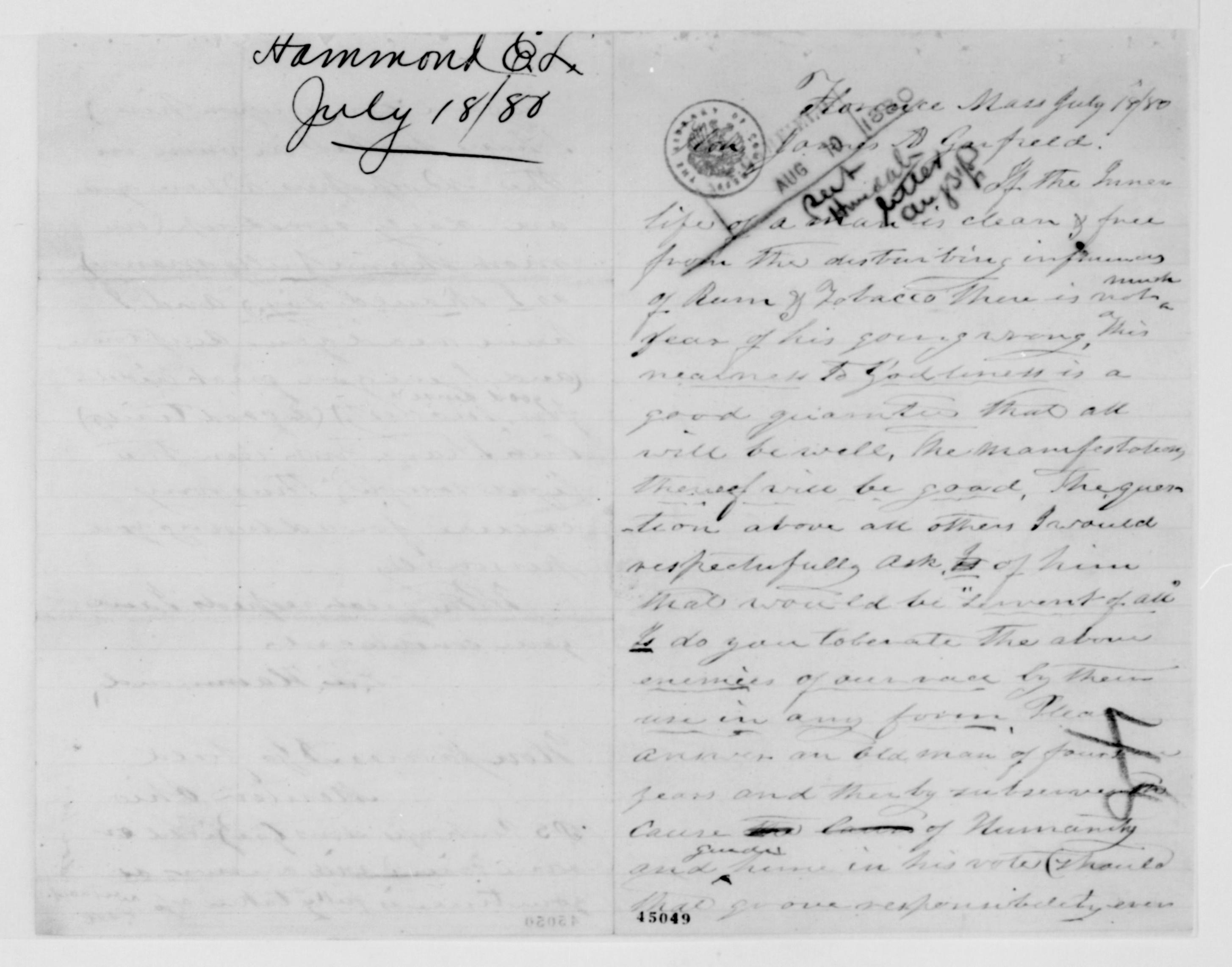 Scanned image of the current content page