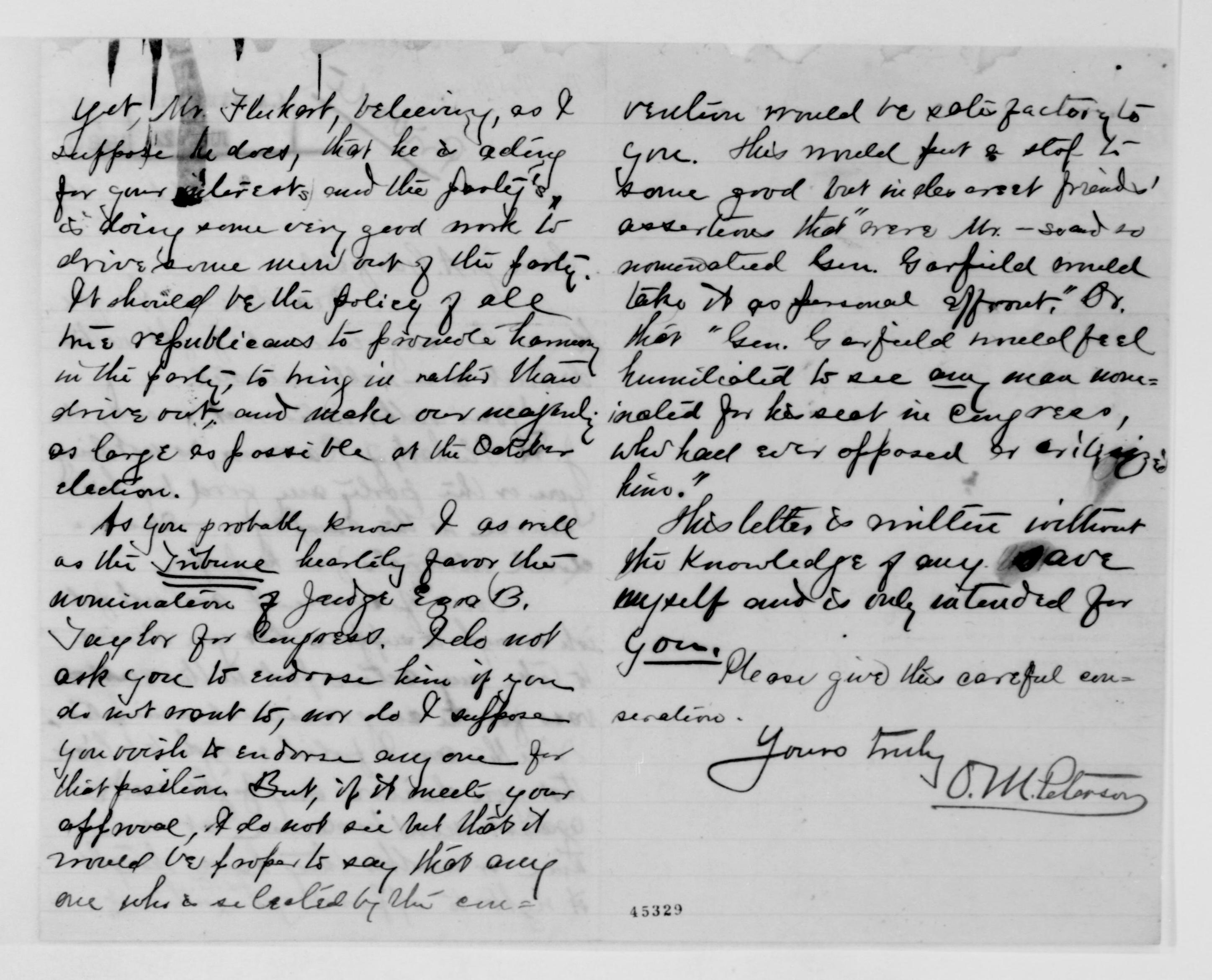 Scanned image of the current content page