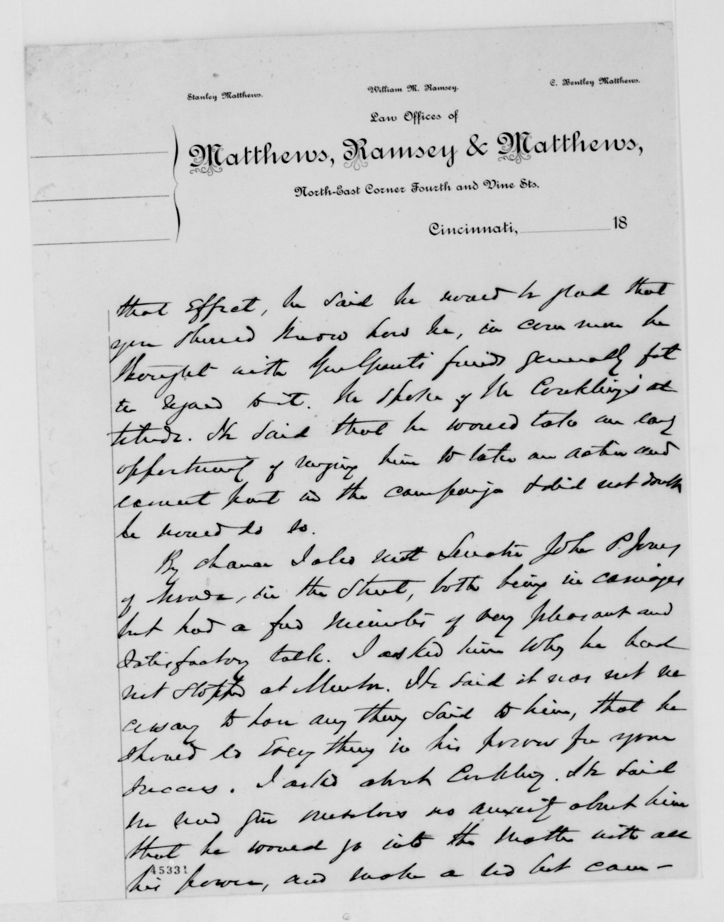 Scanned image of the current content page