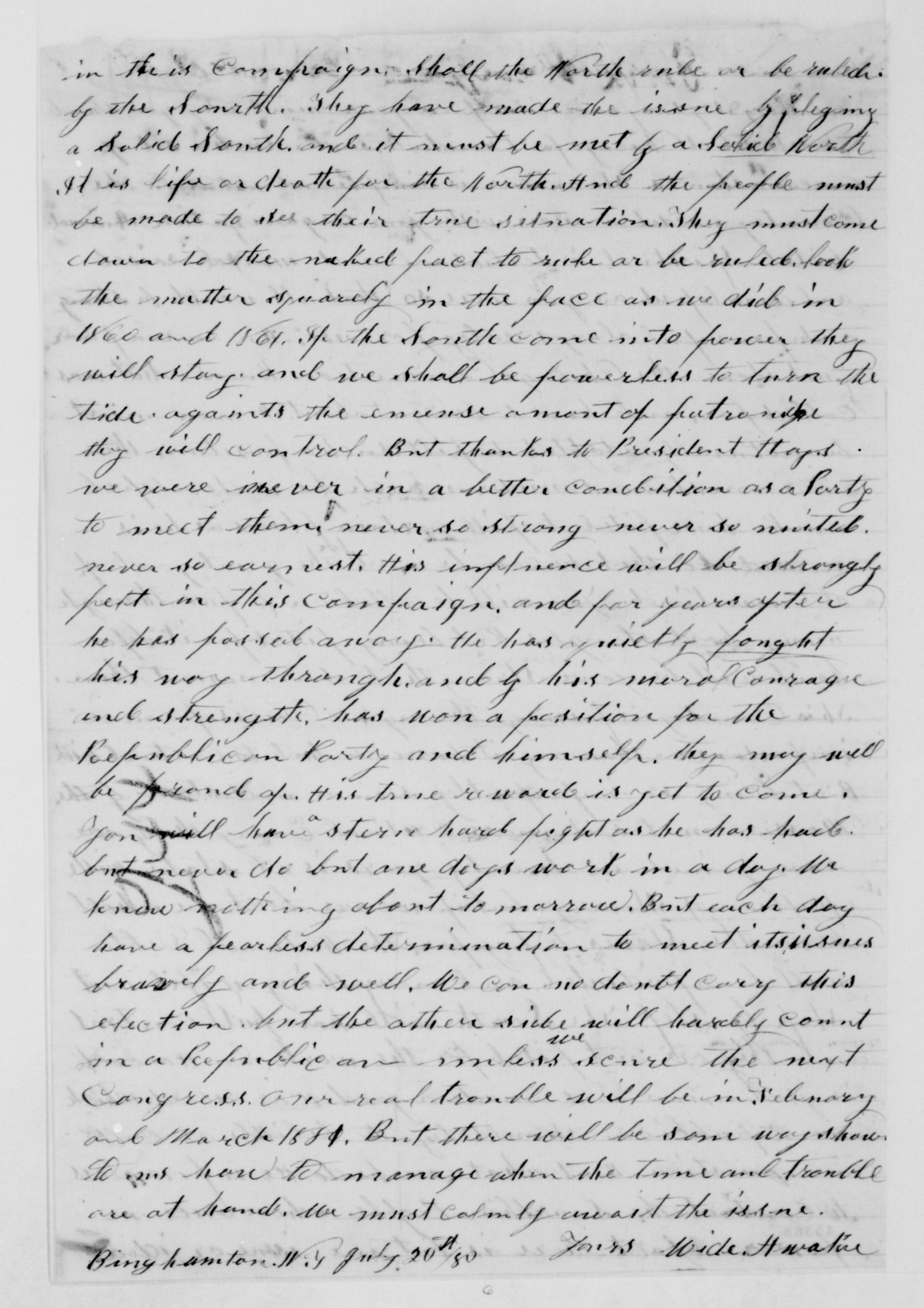 Scanned image of the current content page