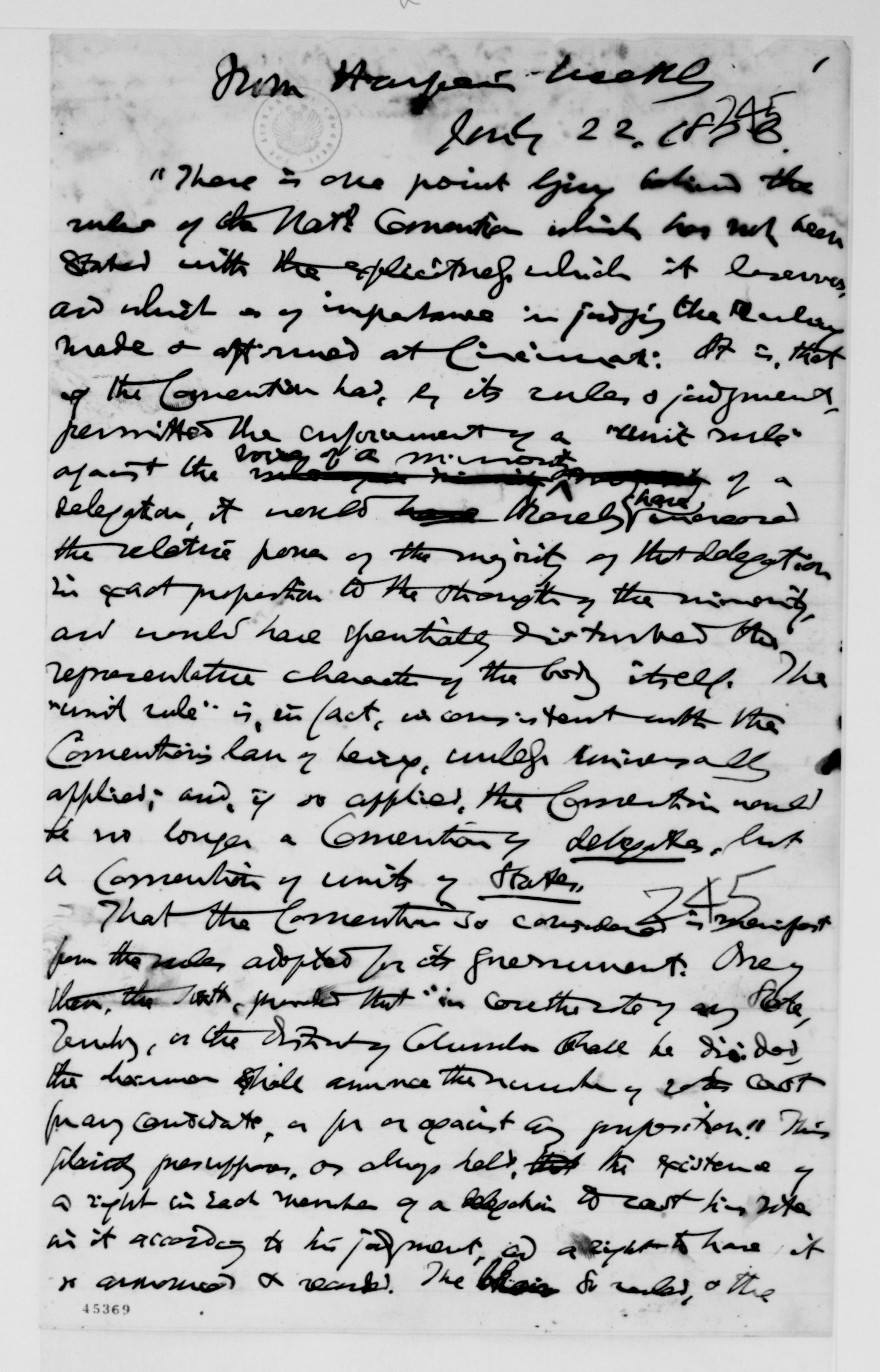 Scanned image of the current content page