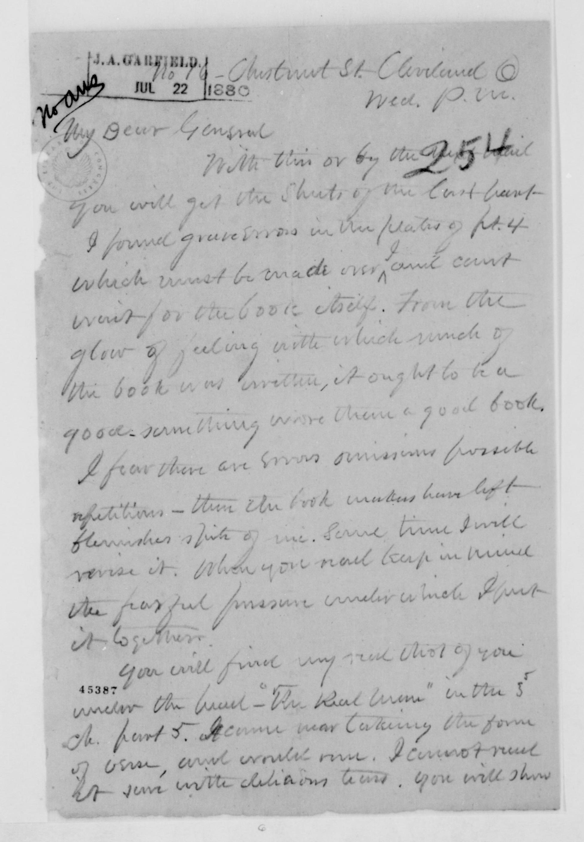 Scanned image of the current content page