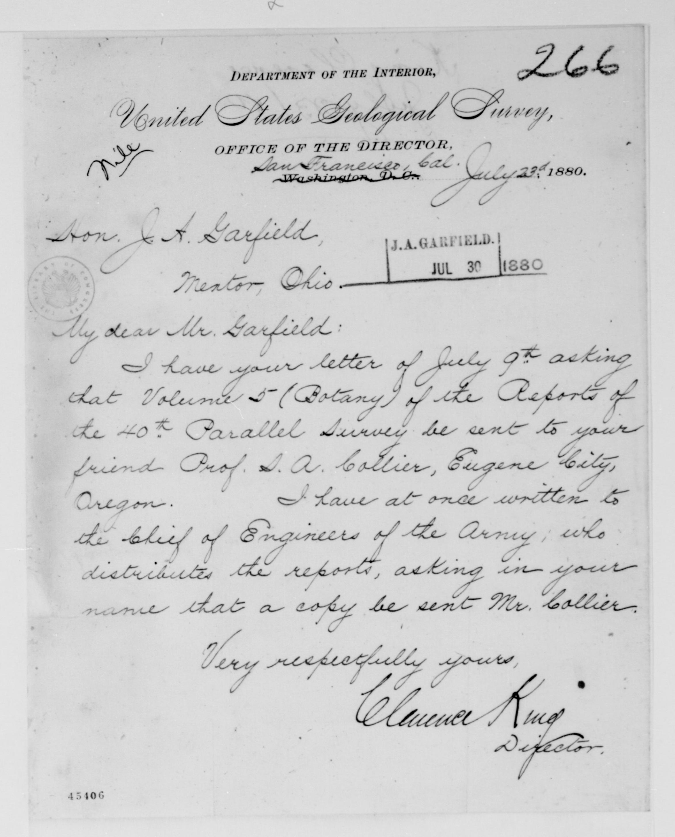 Scanned image of the current content page