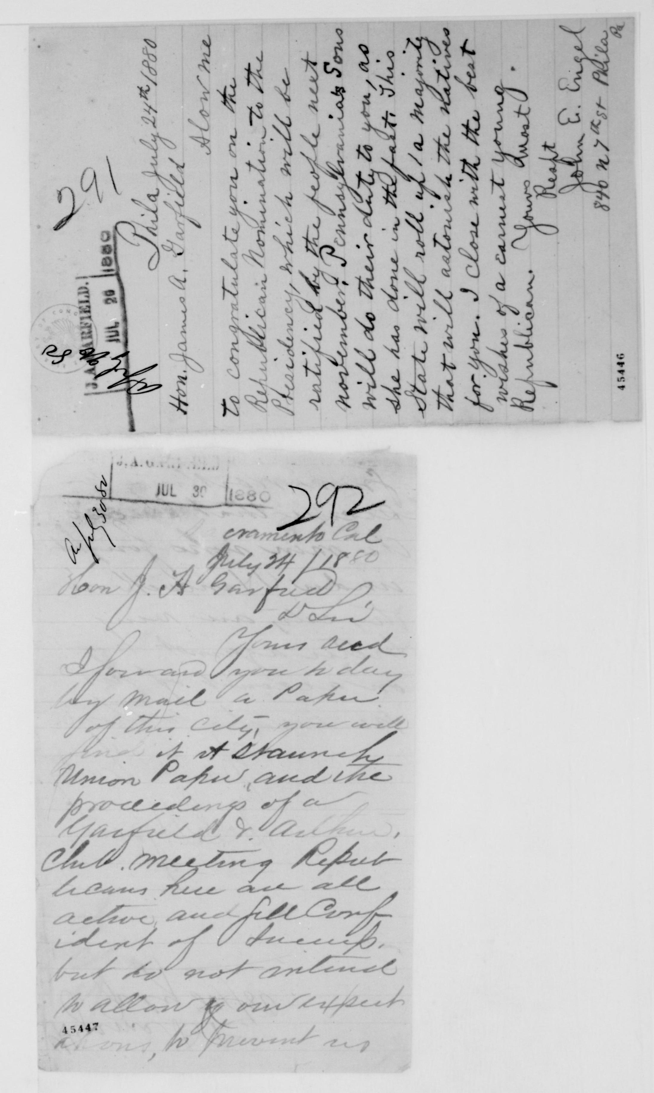 Scanned image of the current content page