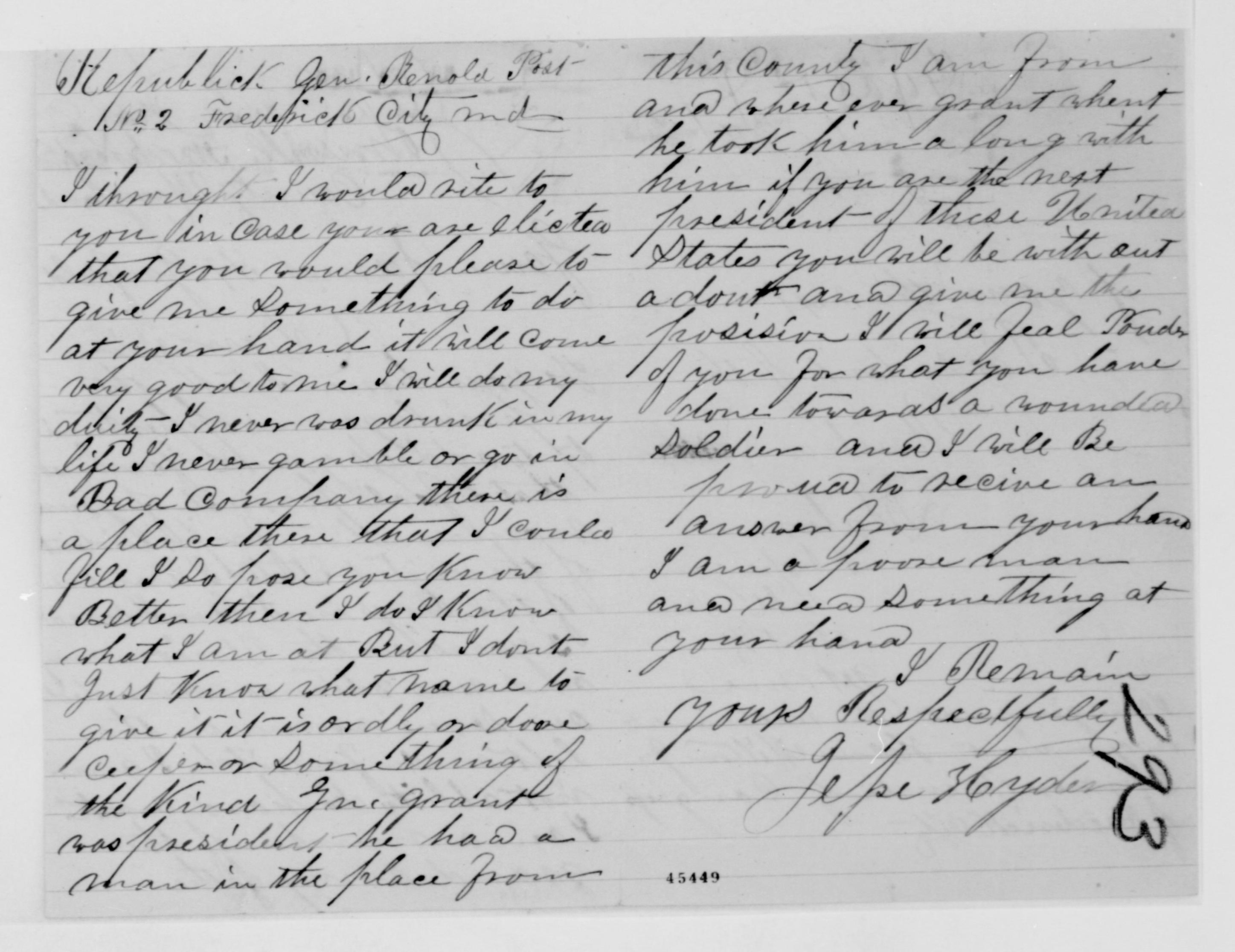 Scanned image of the current content page