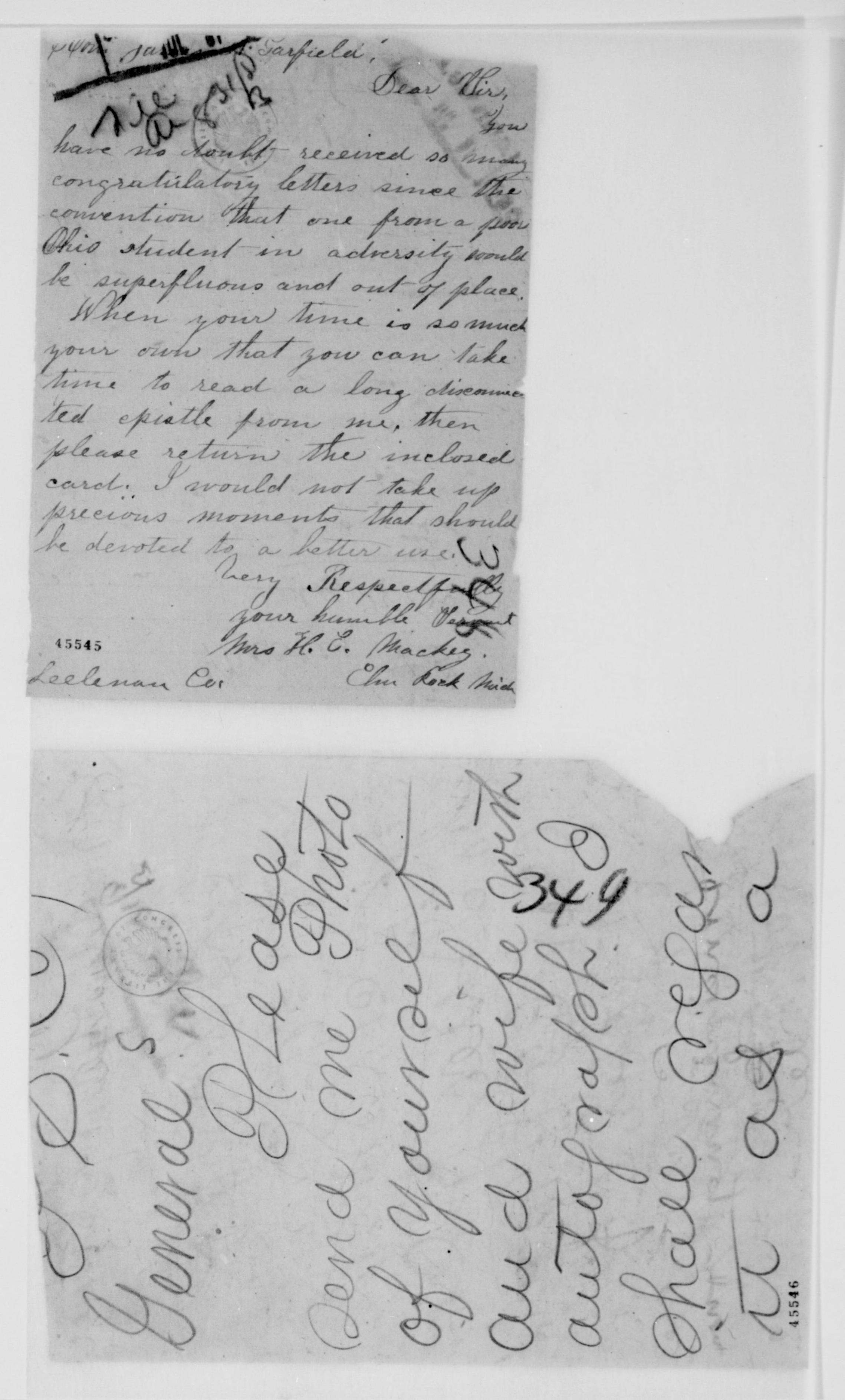 Scanned image of the current content page