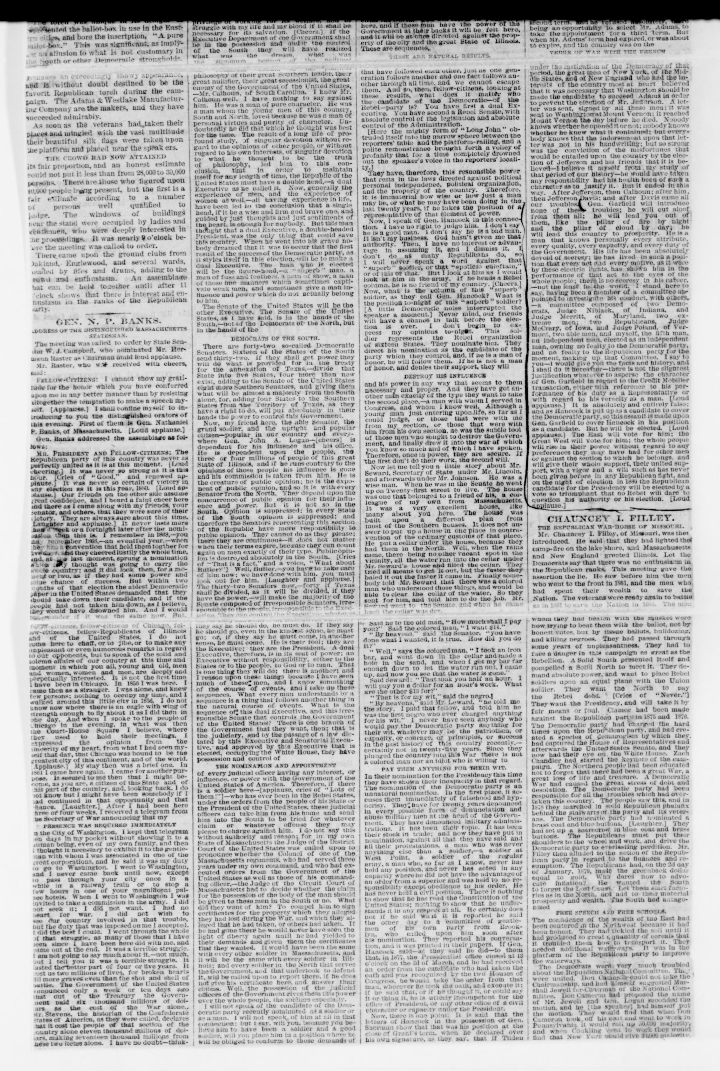 Scanned image of the current content page