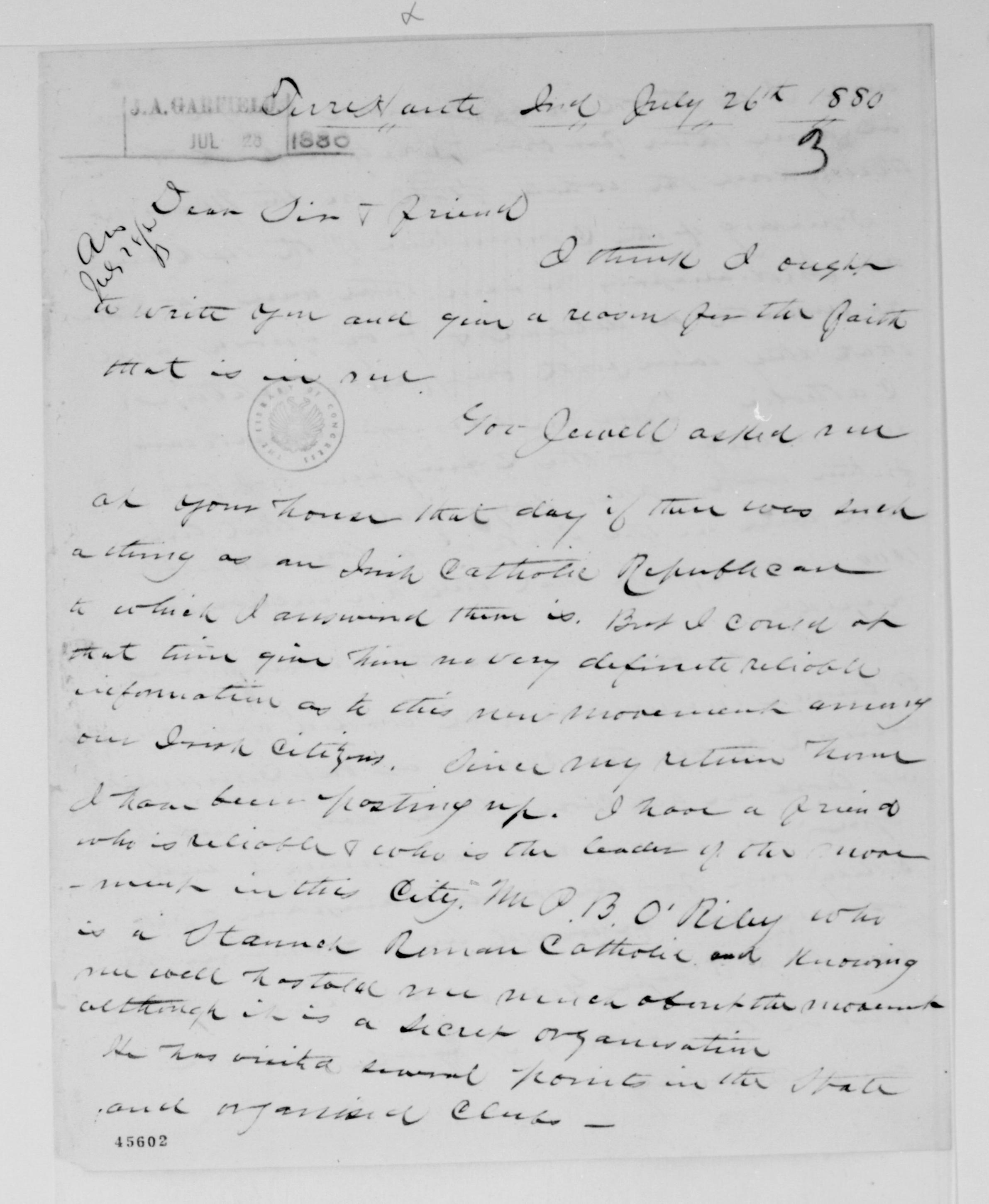 Scanned image of the current content page