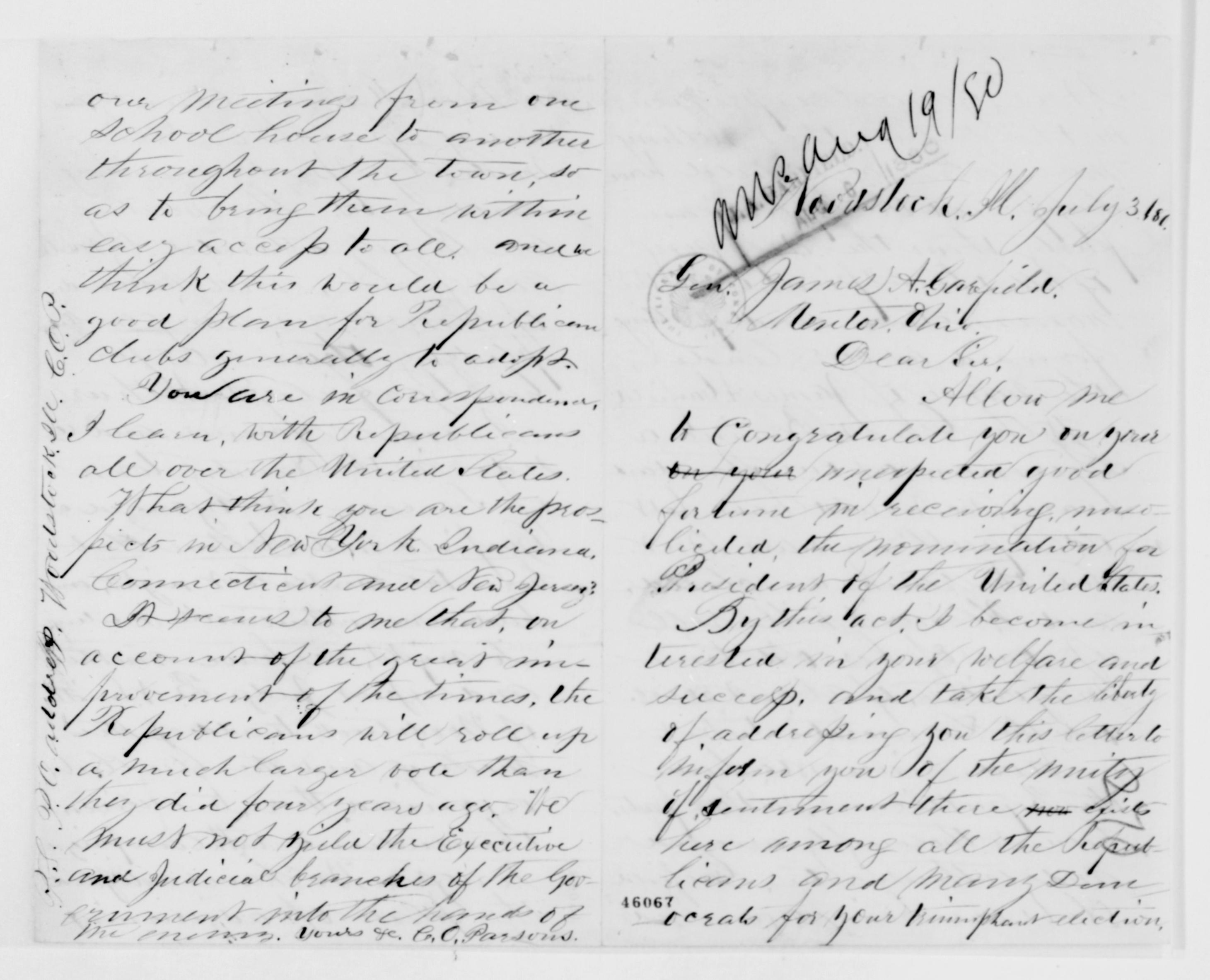 Scanned image of the current content page