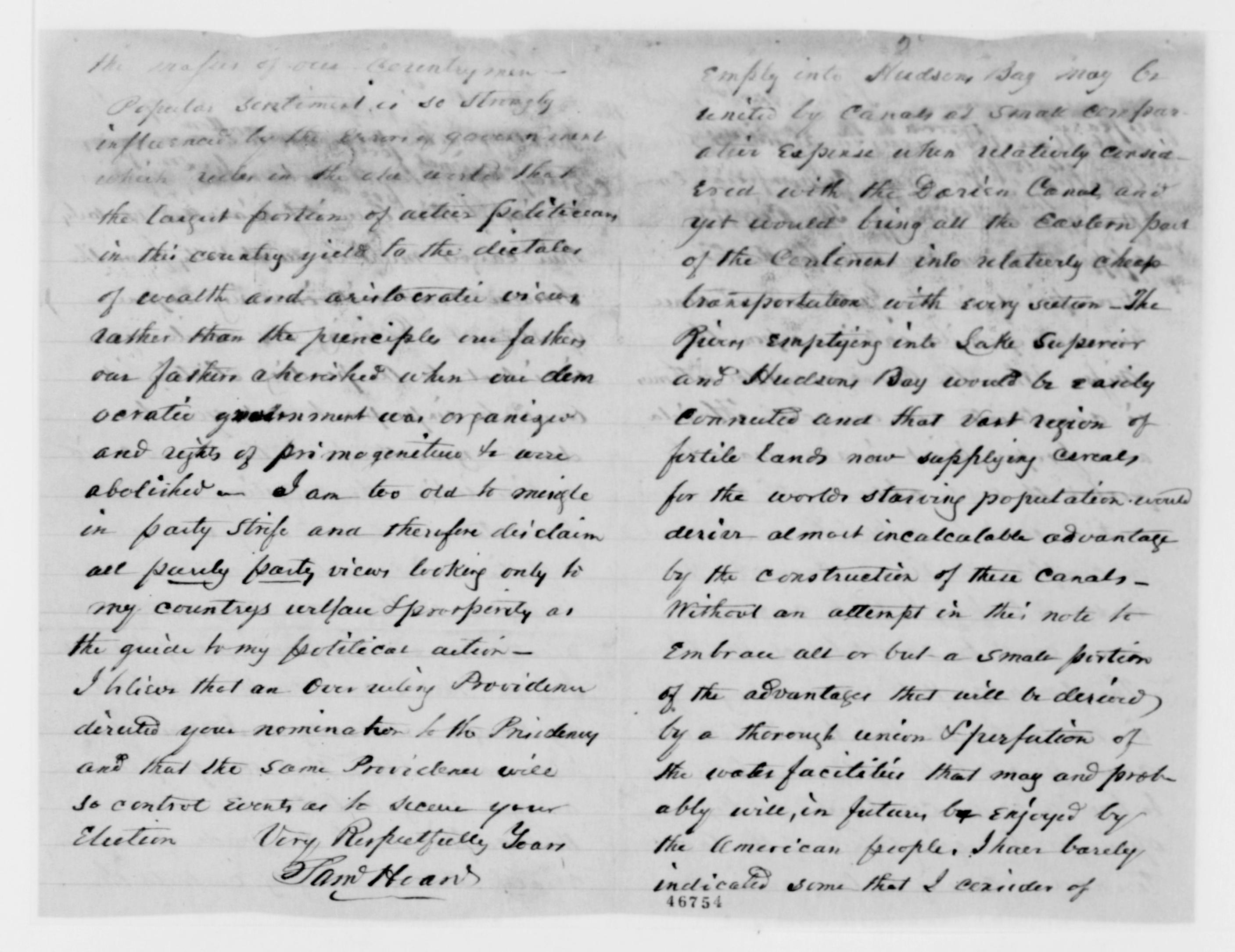 Scanned image of the current content page