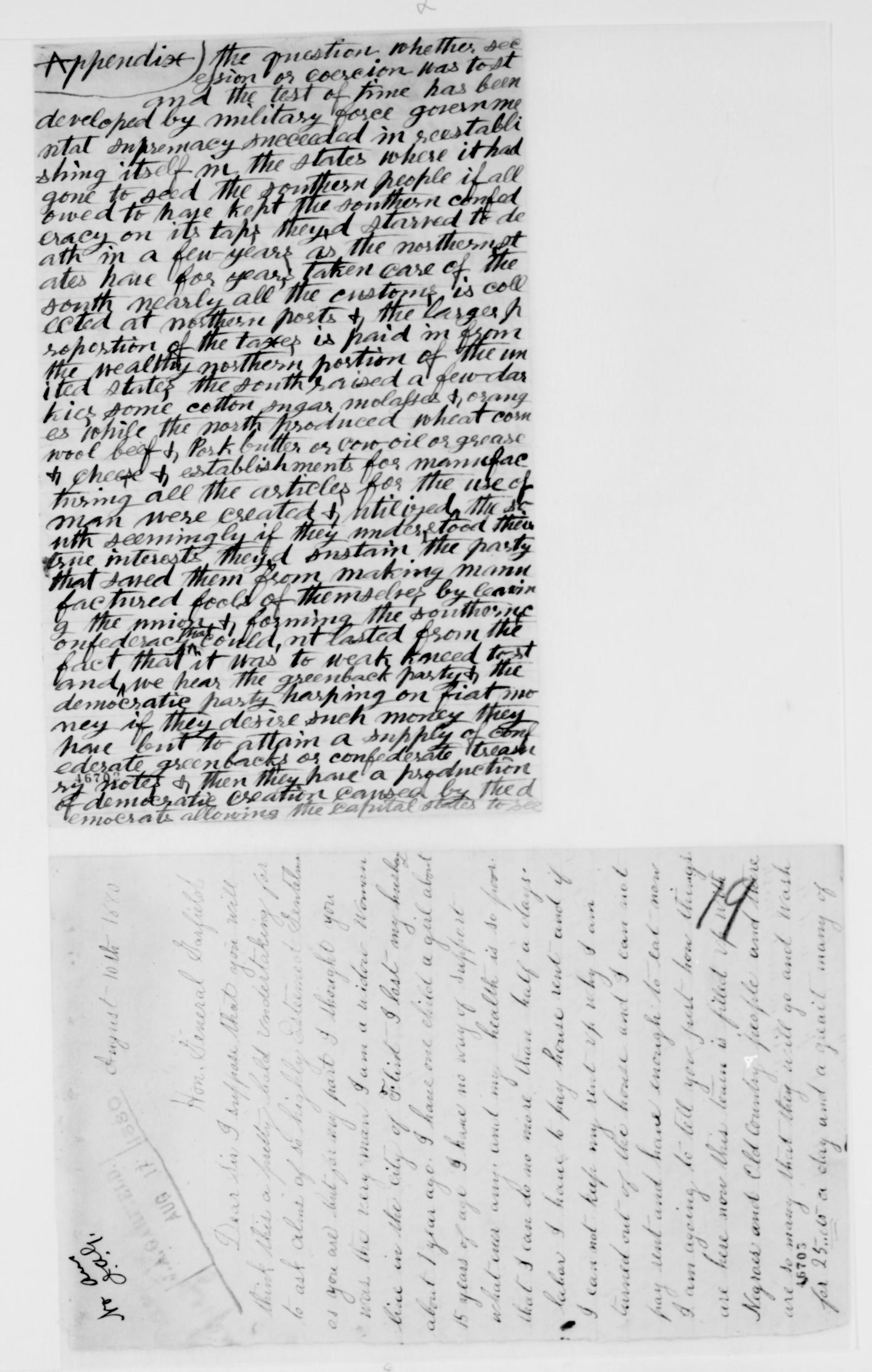 Scanned image of the current content page