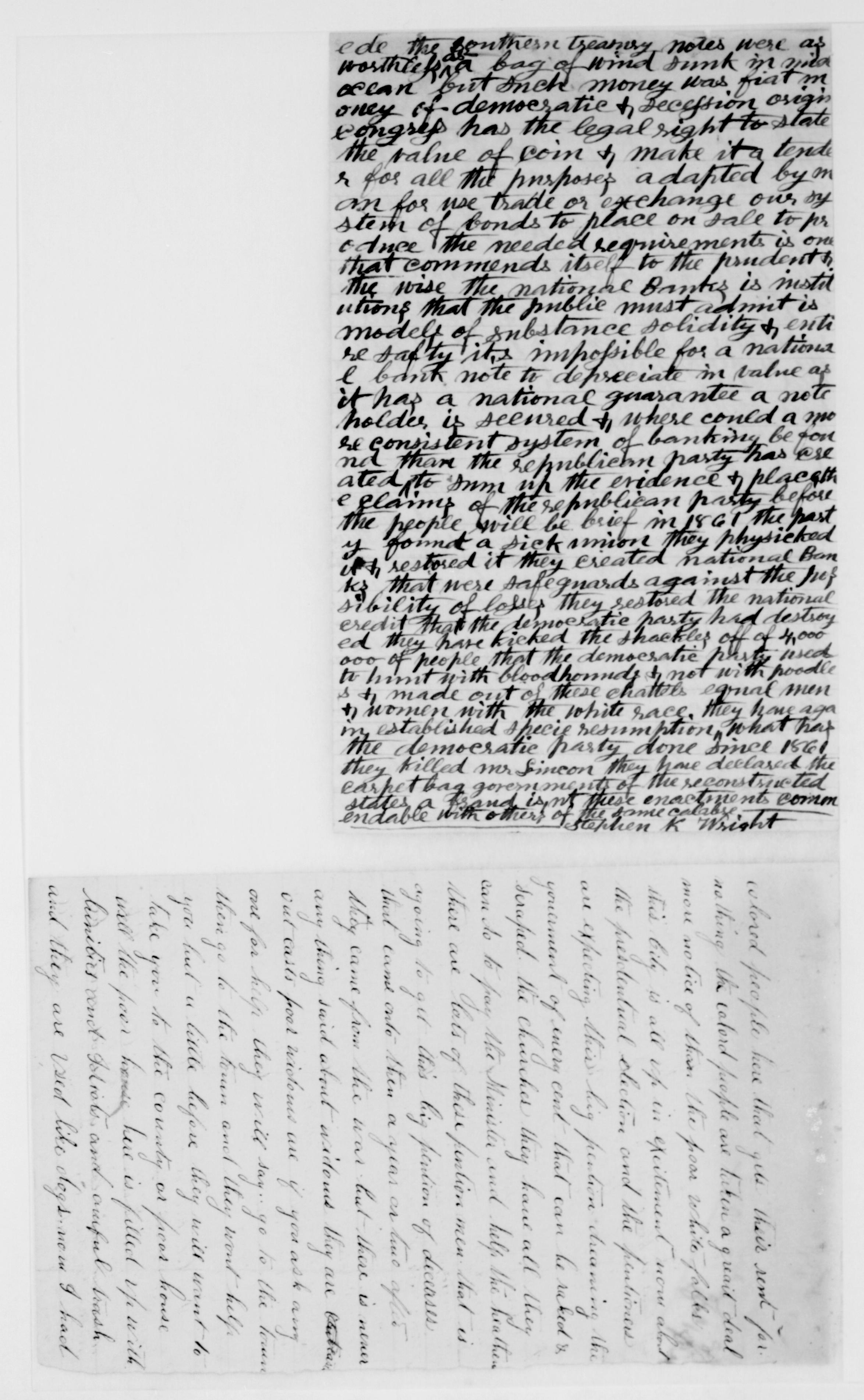 Scanned image of the current content page