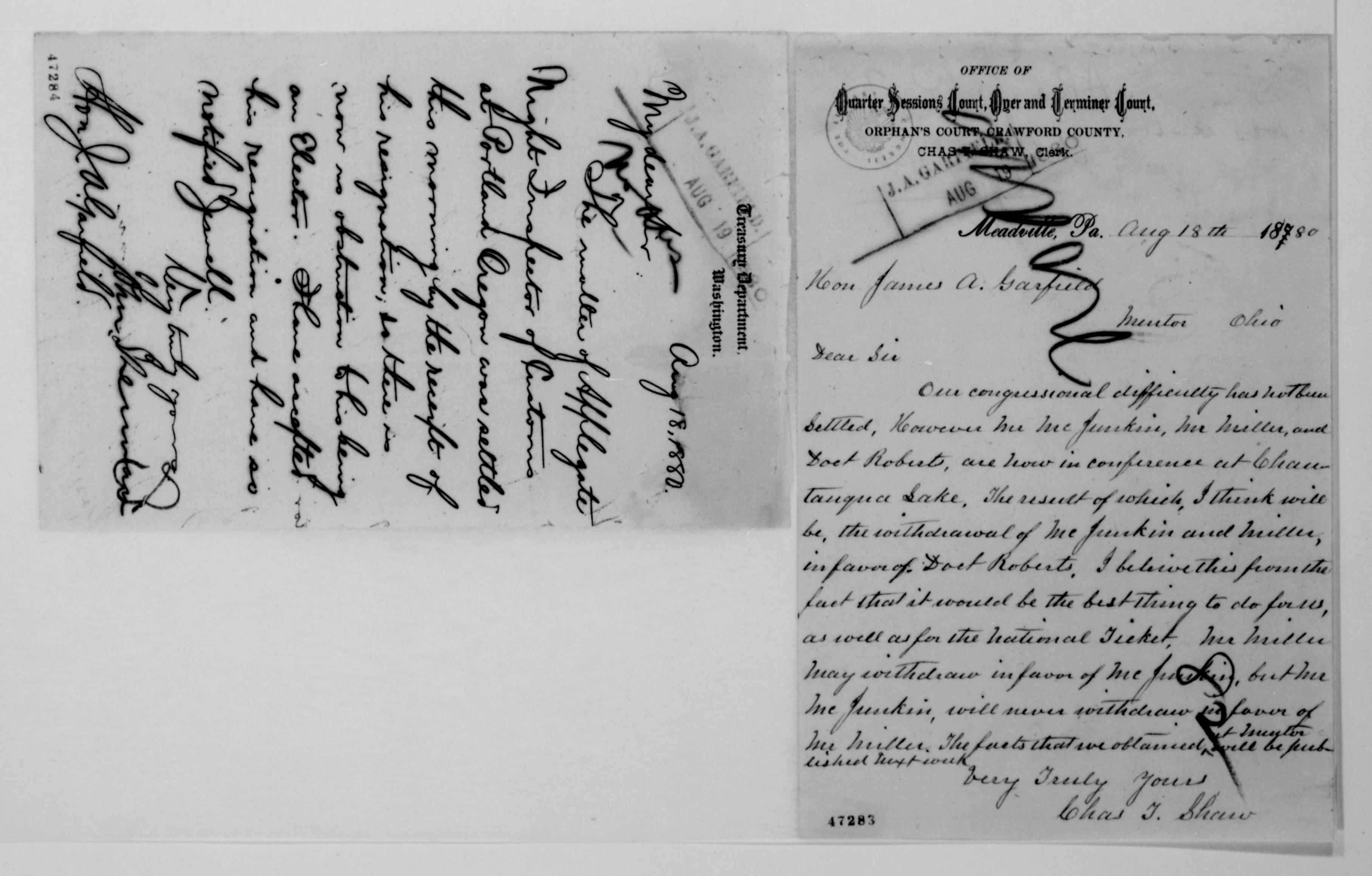 Scanned image of the current content page