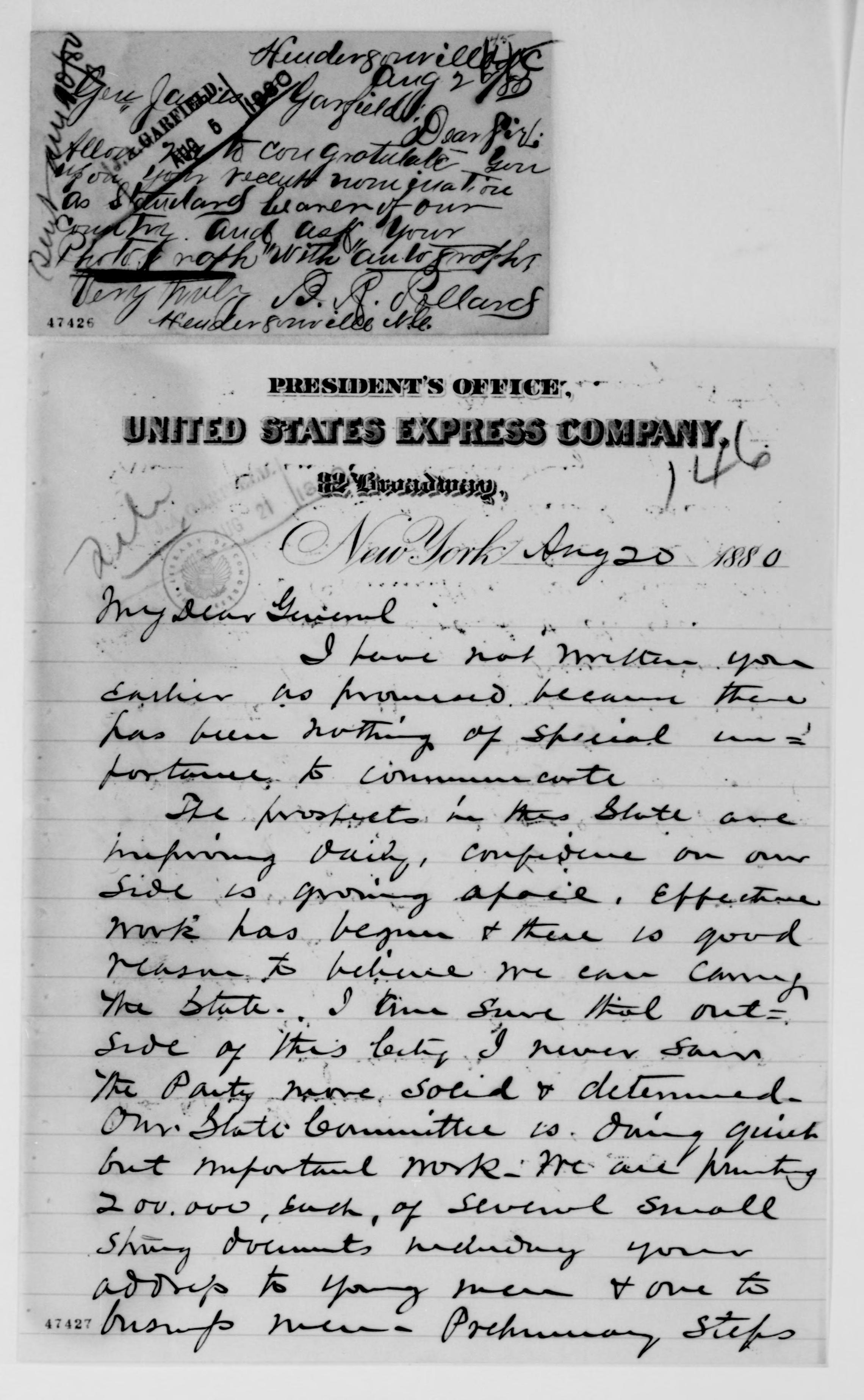 Scanned image of the current content page