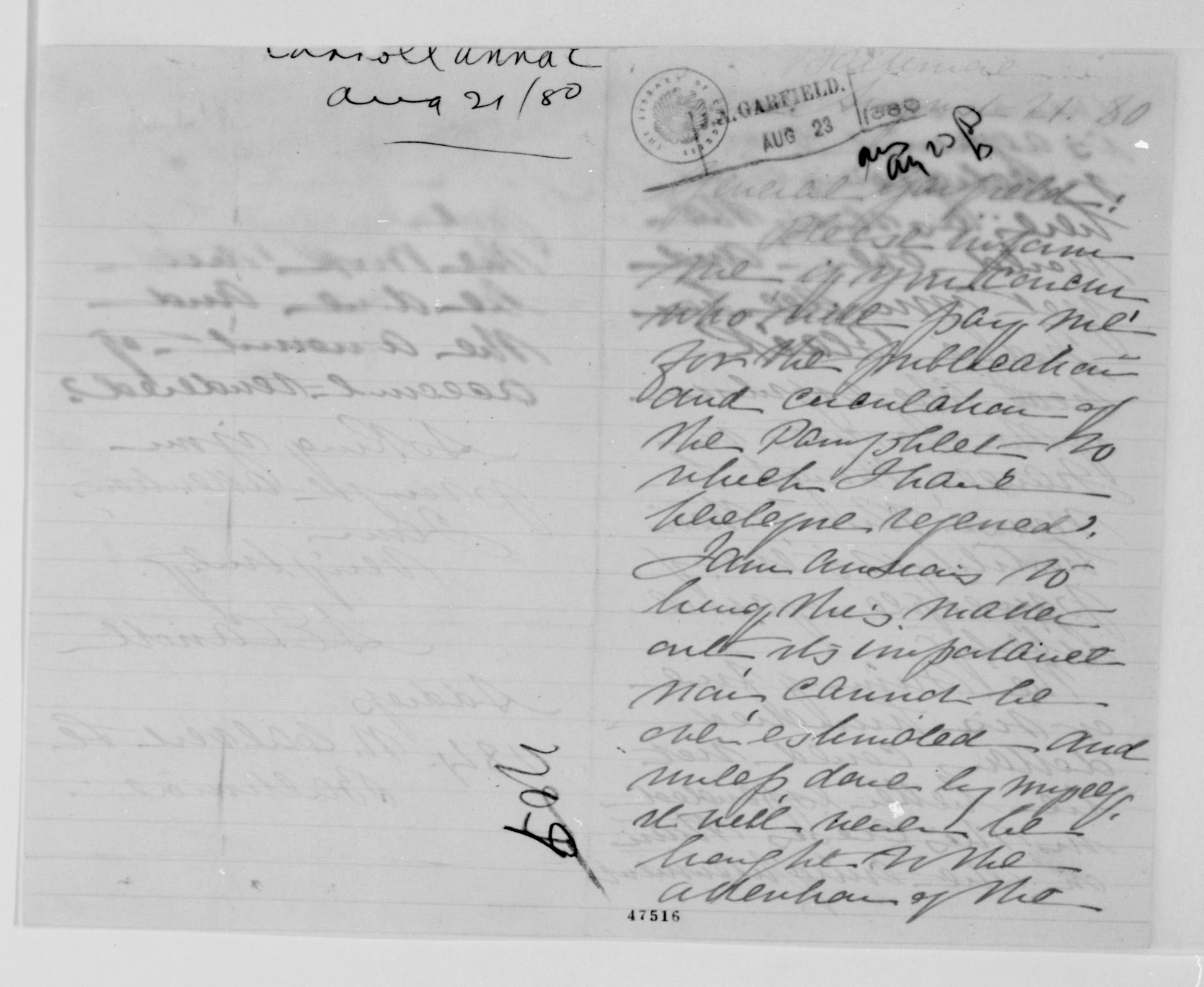 Scanned image of the current content page