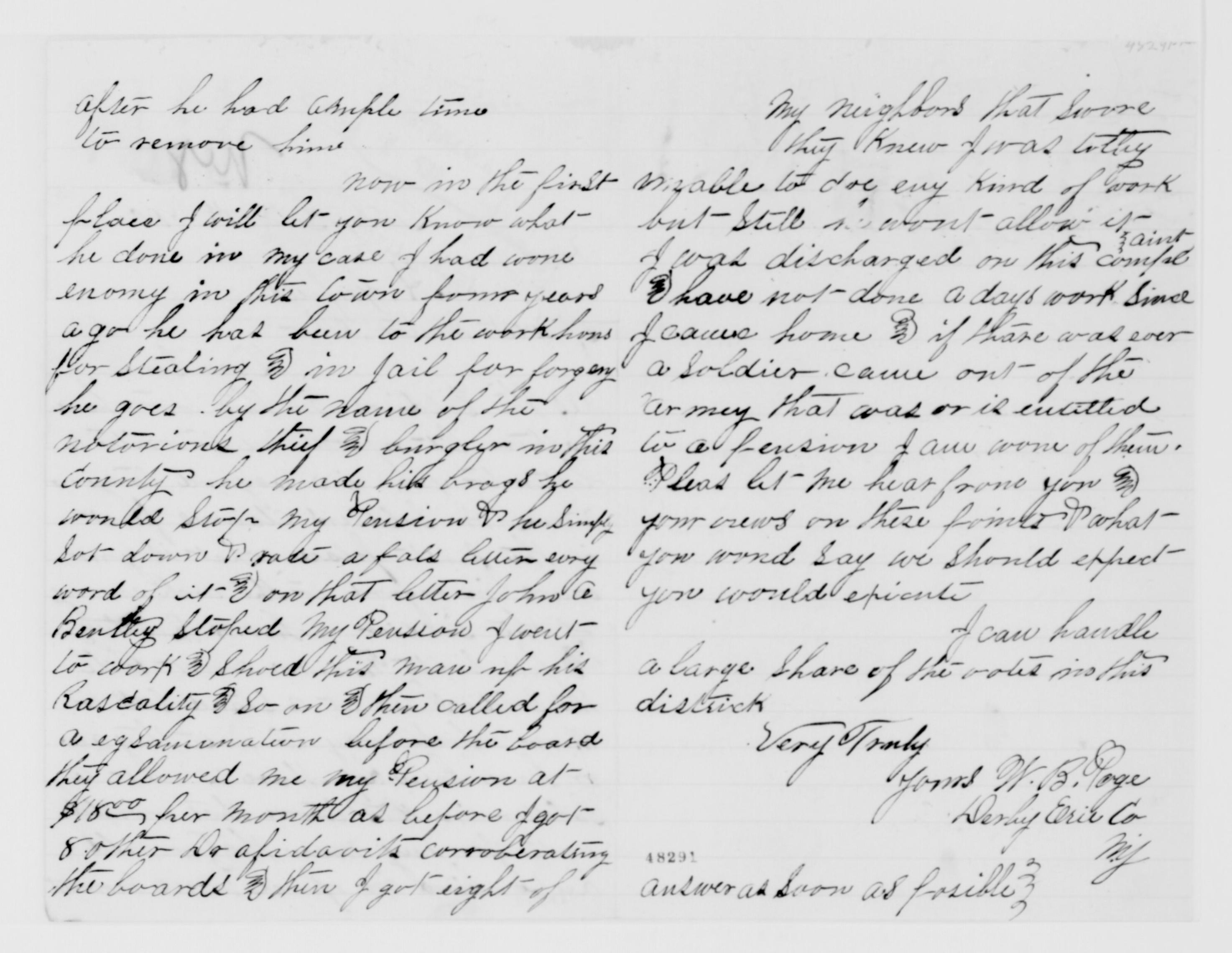 Scanned image of the current content page