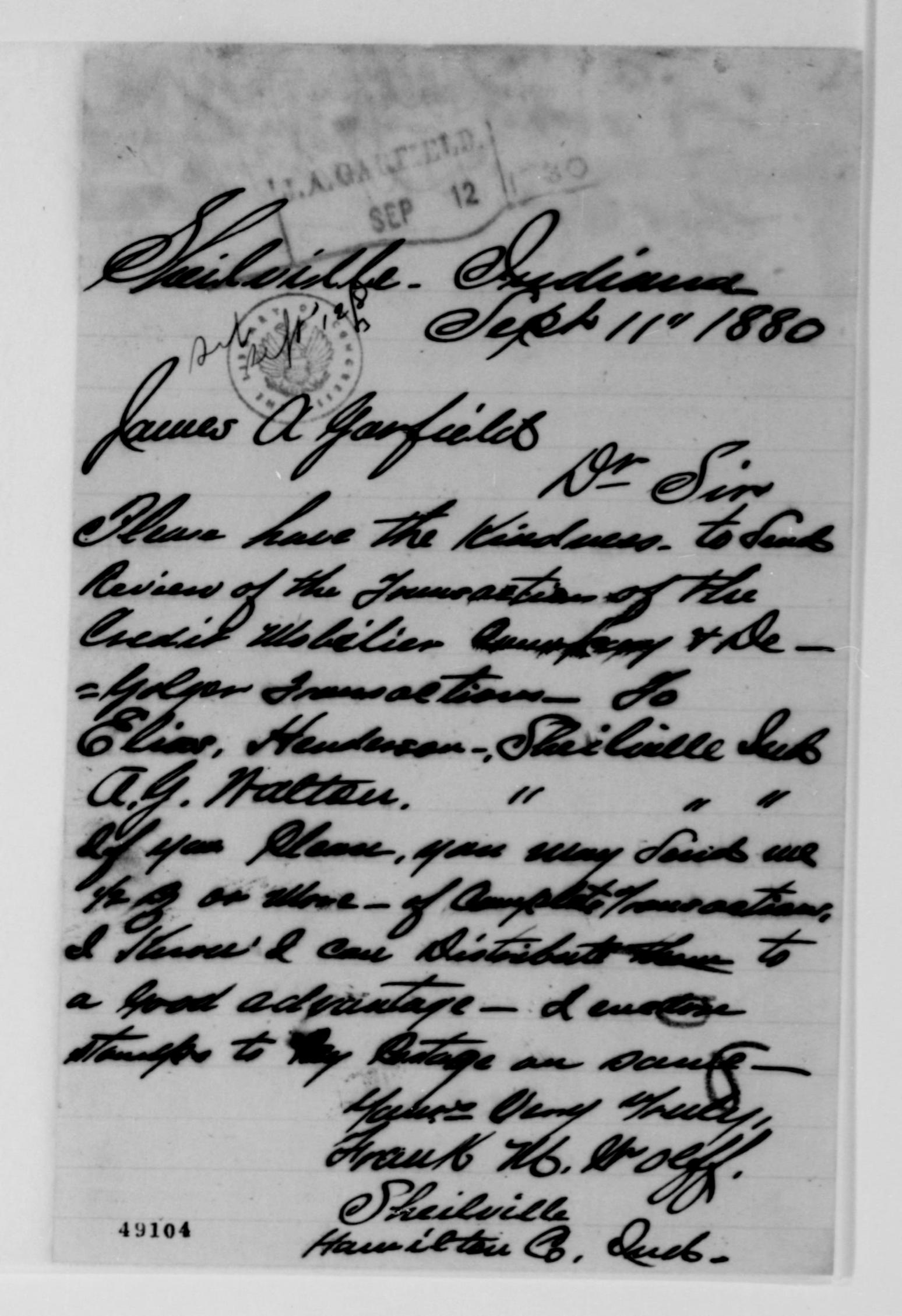 Scanned image of the current content page