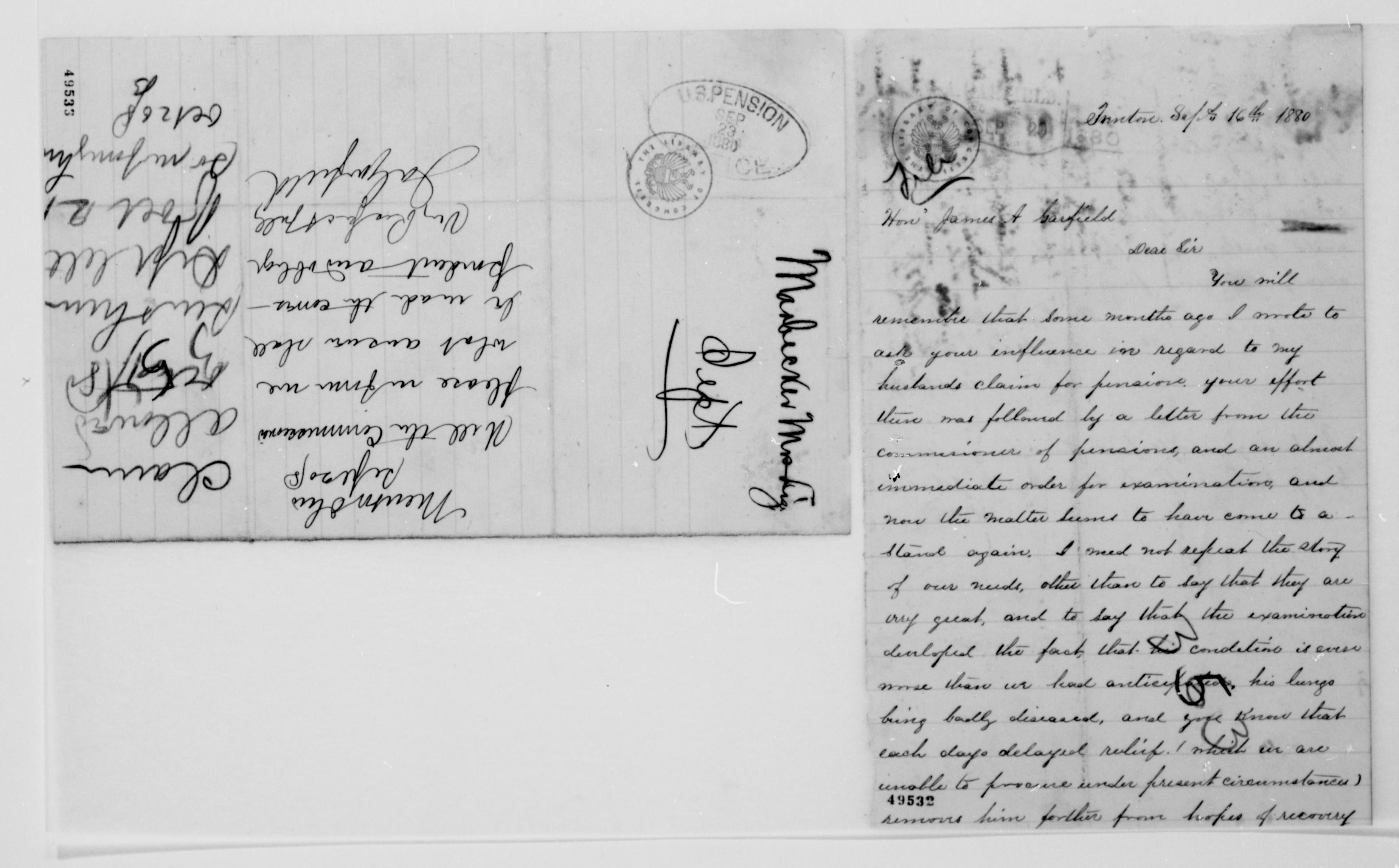 Scanned image of the current content page