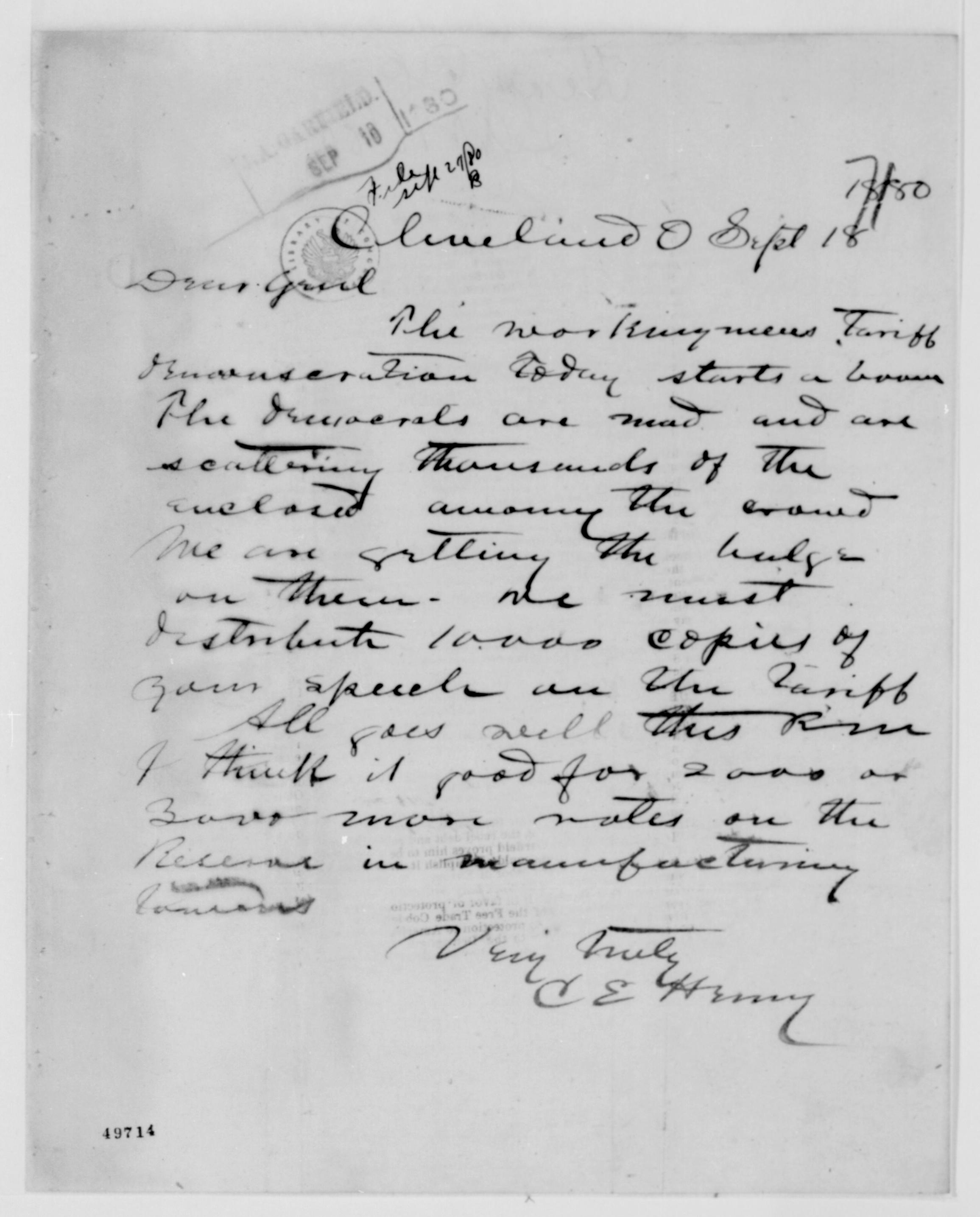 Scanned image of the current content page