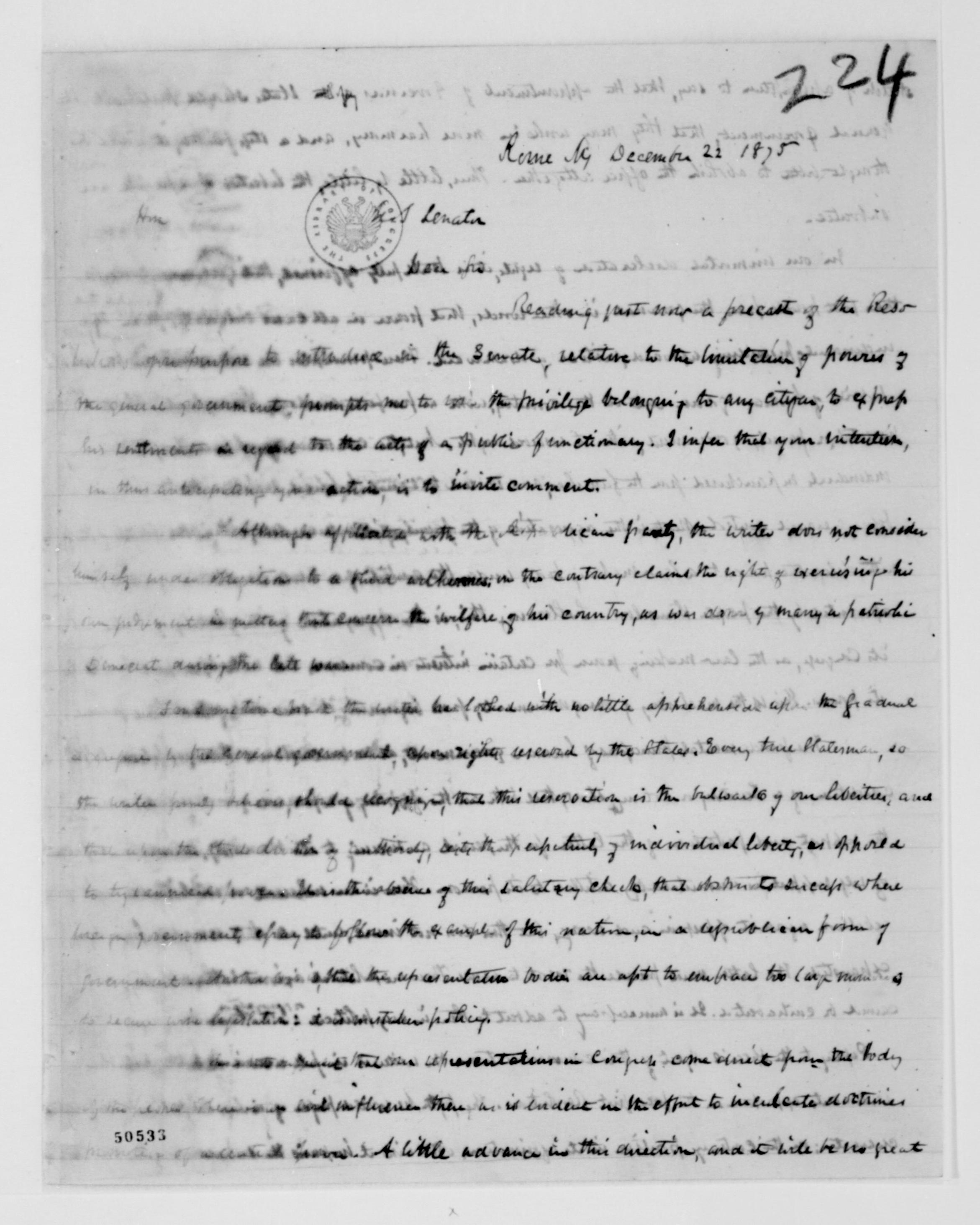 Scanned image of the current content page