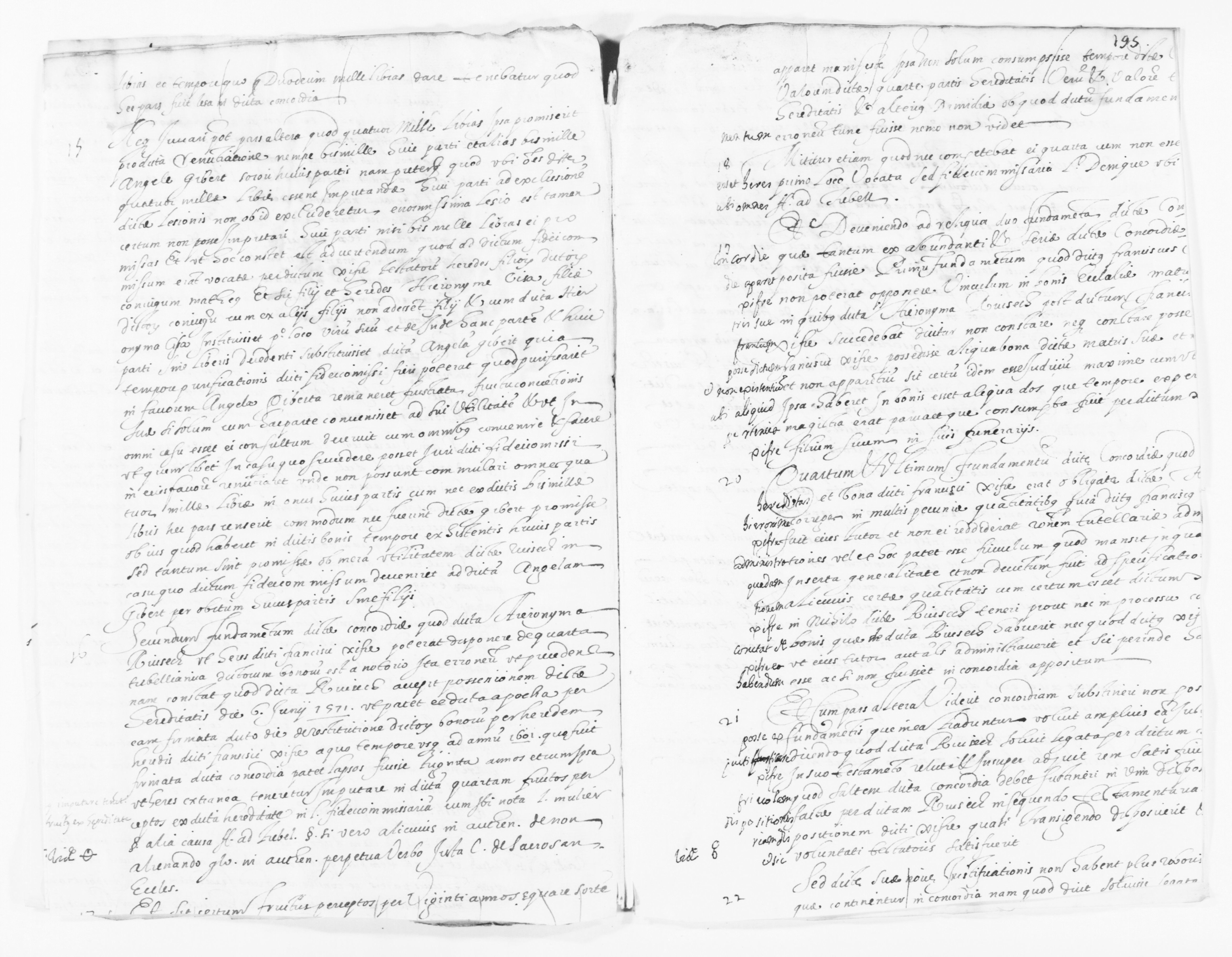 Scanned image of the current content page