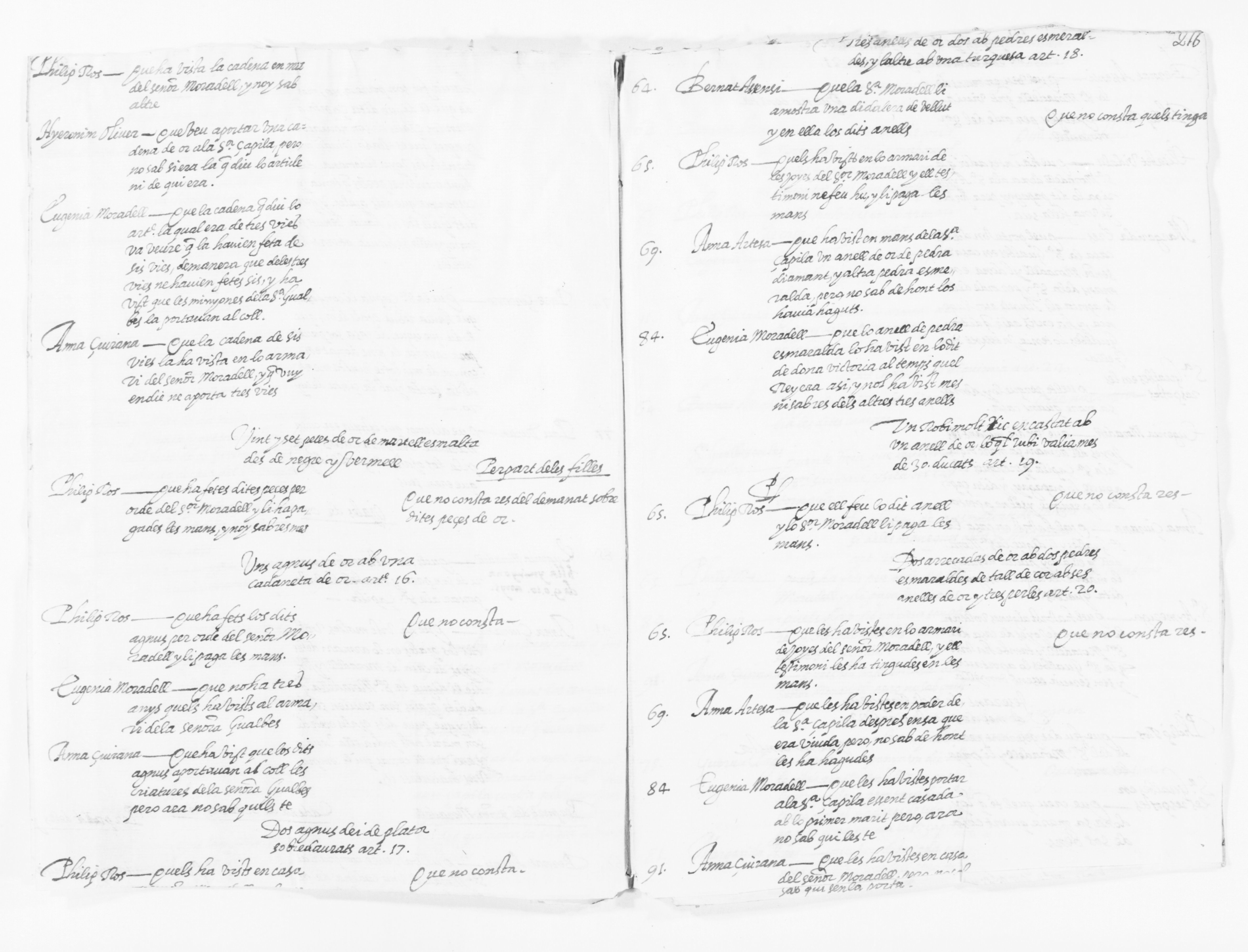Scanned image of the current content page