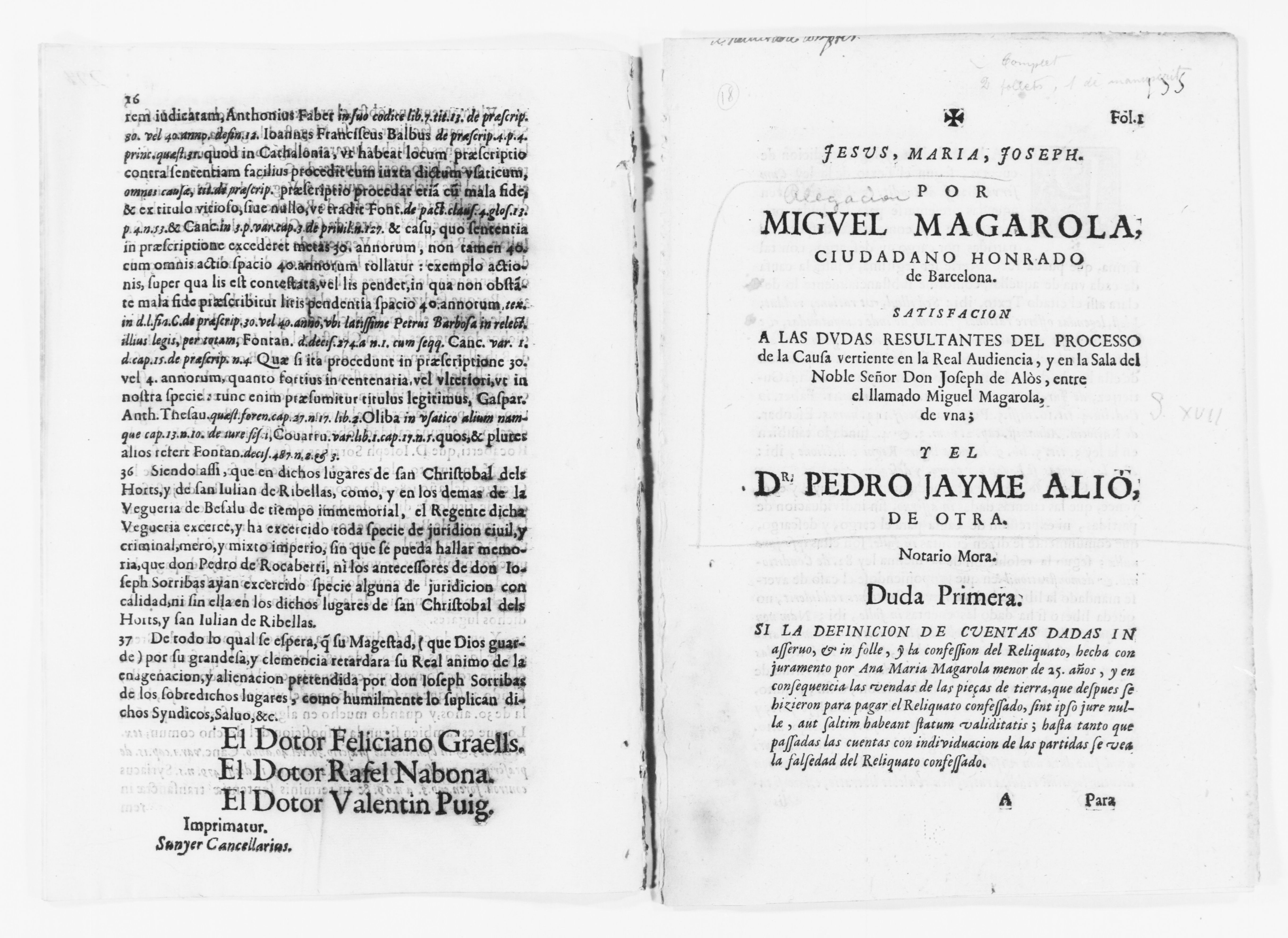 Scanned image of the current content page