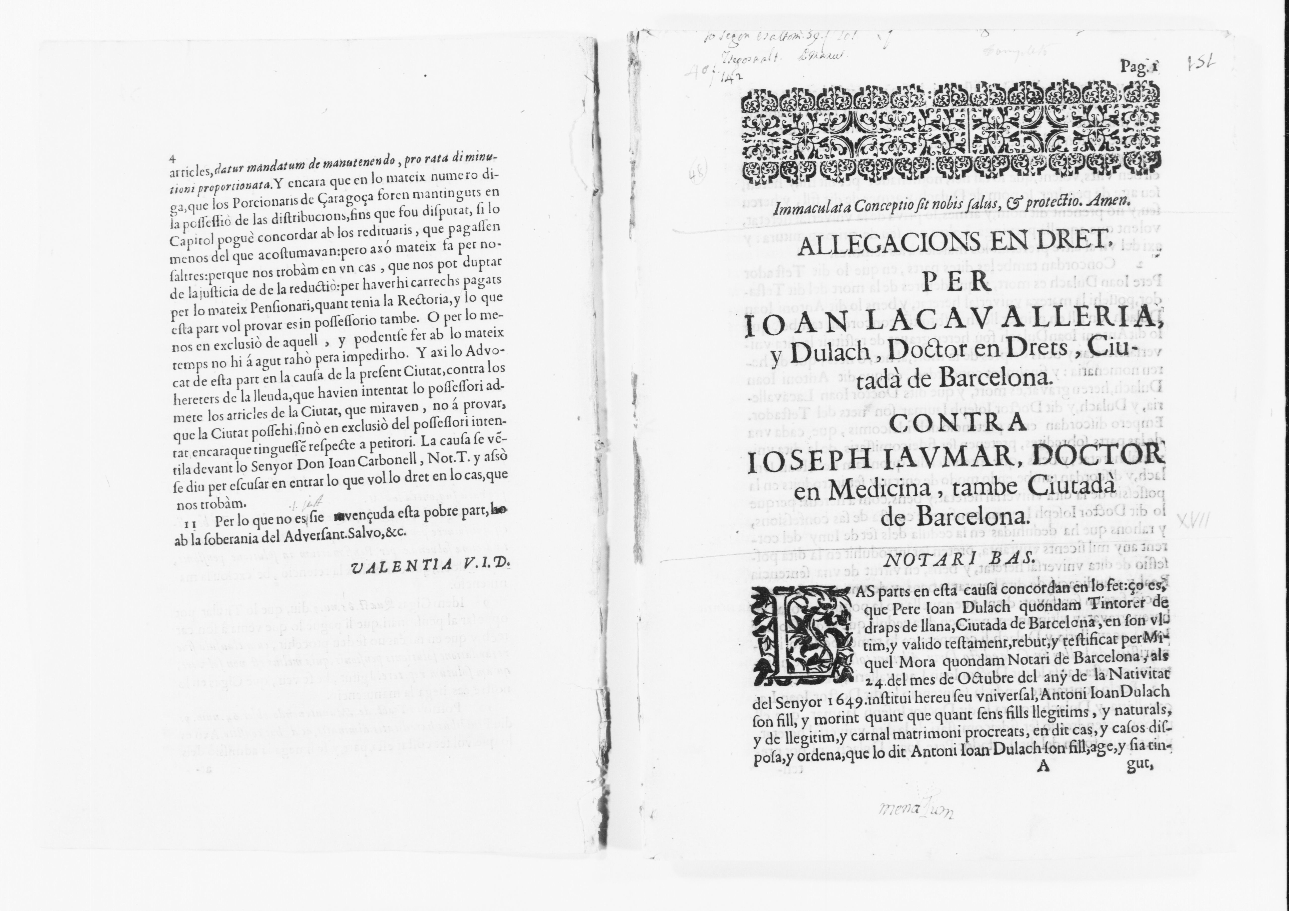 Scanned image of the current content page