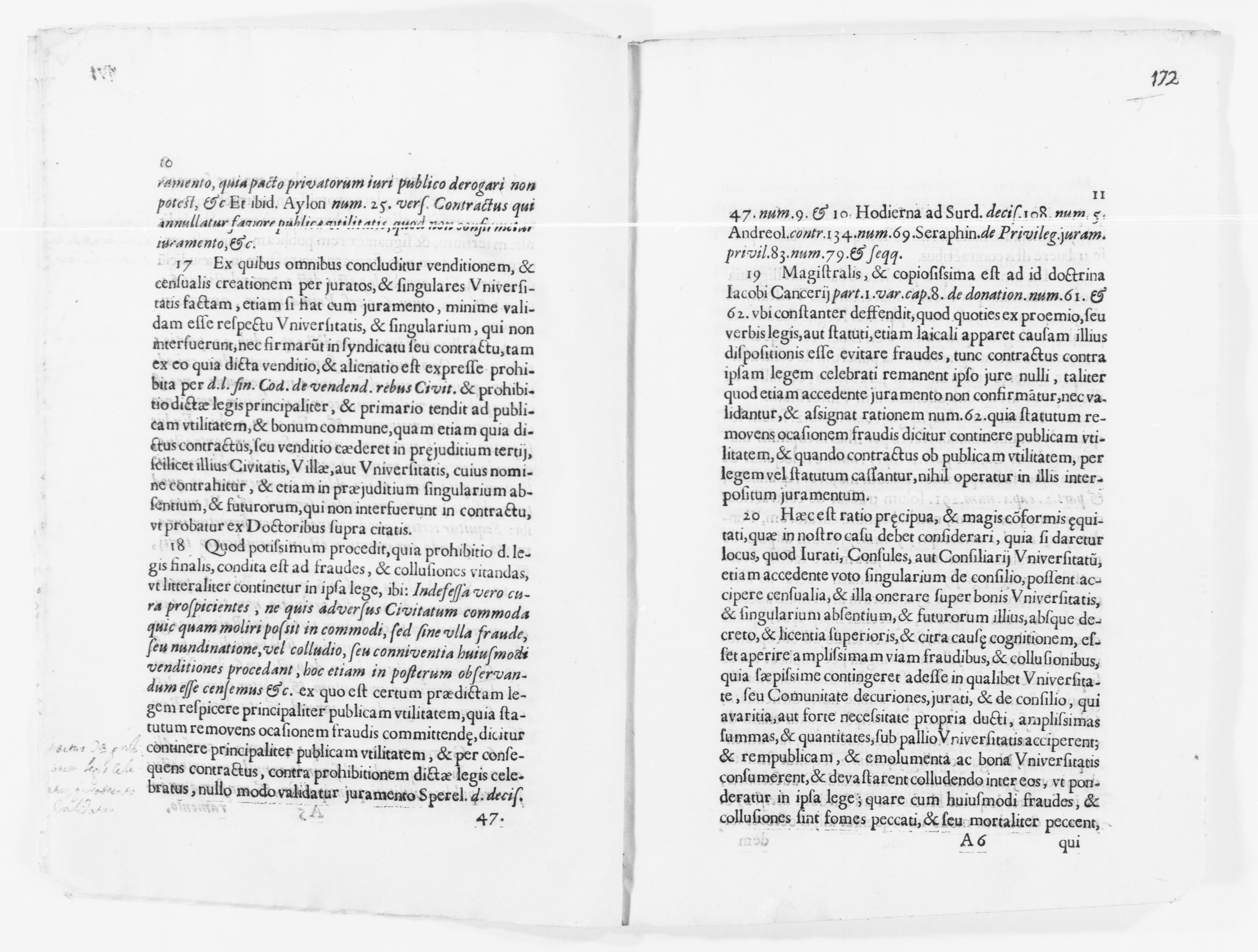 Scanned image of the current content page