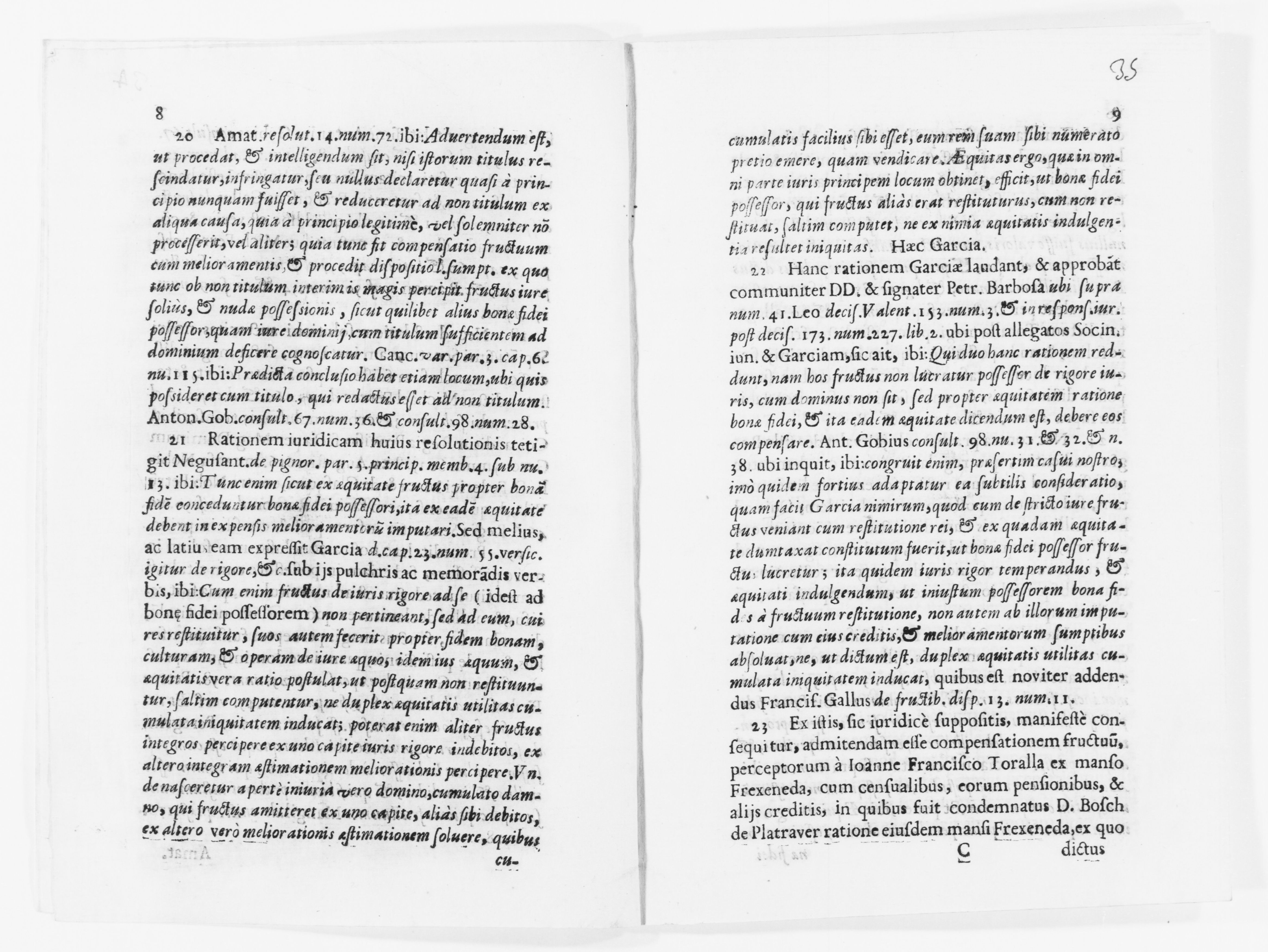 Scanned image of the current content page