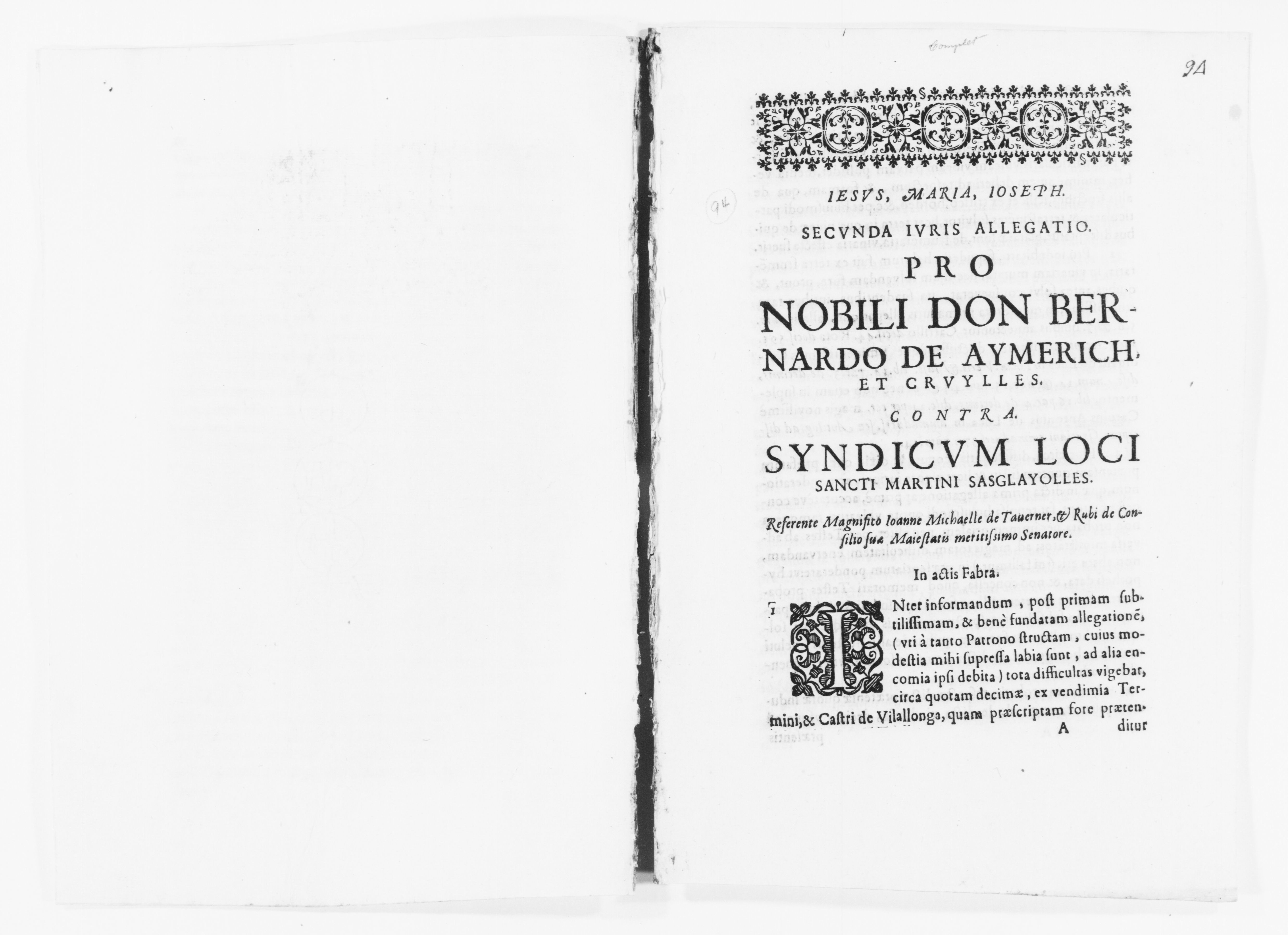 Scanned image of the current content page