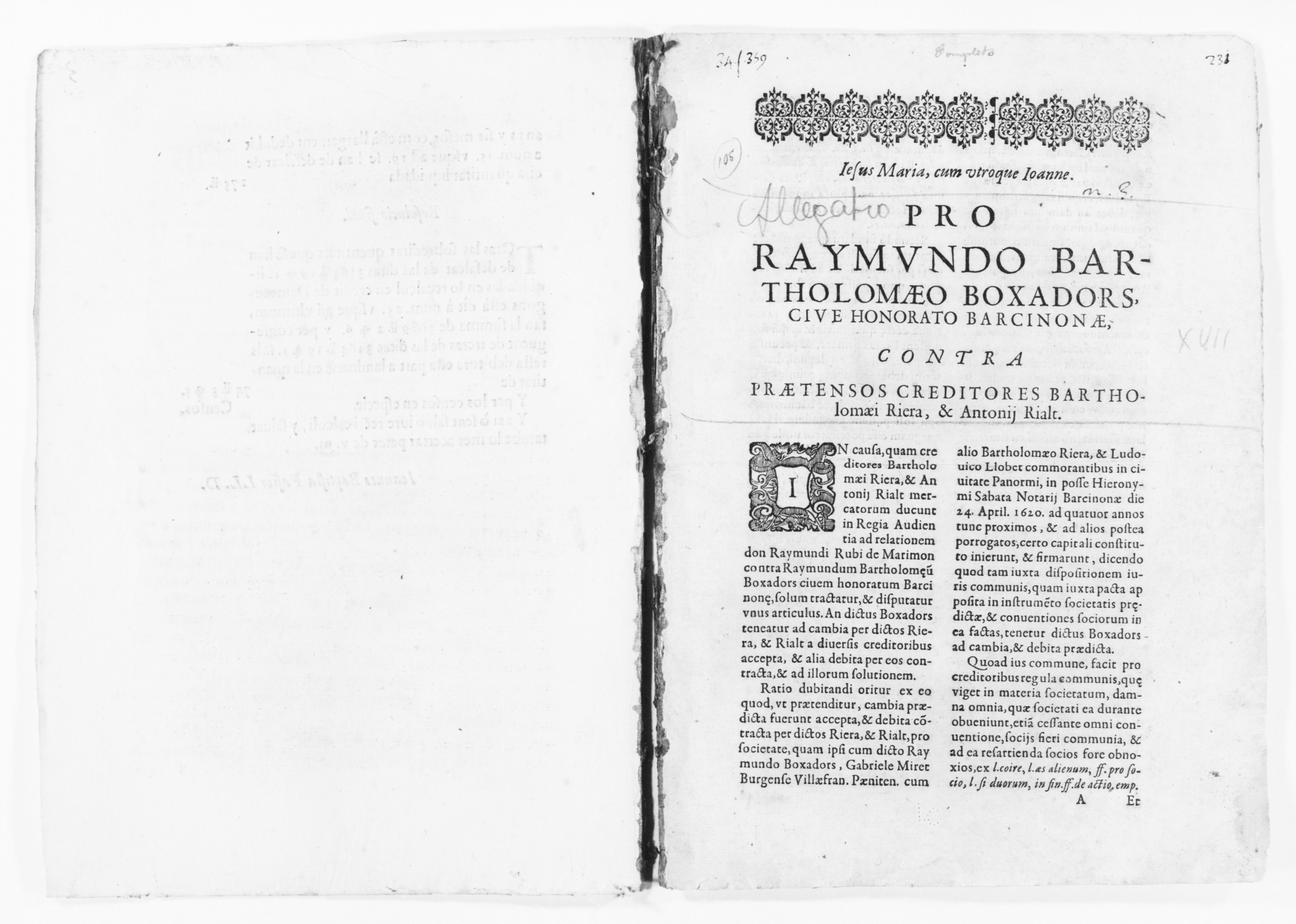 Scanned image of the current content page