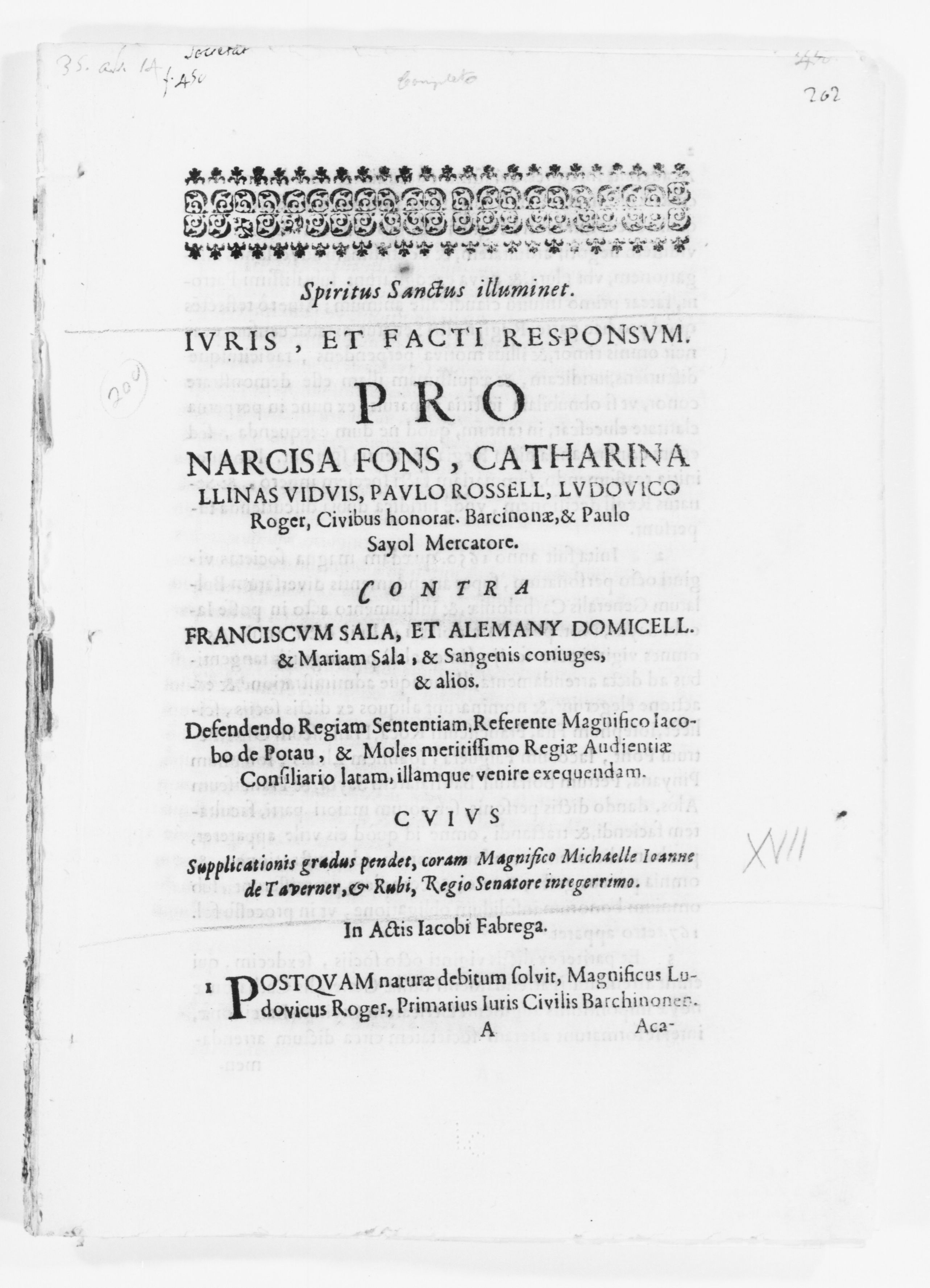 Scanned image of the current content page