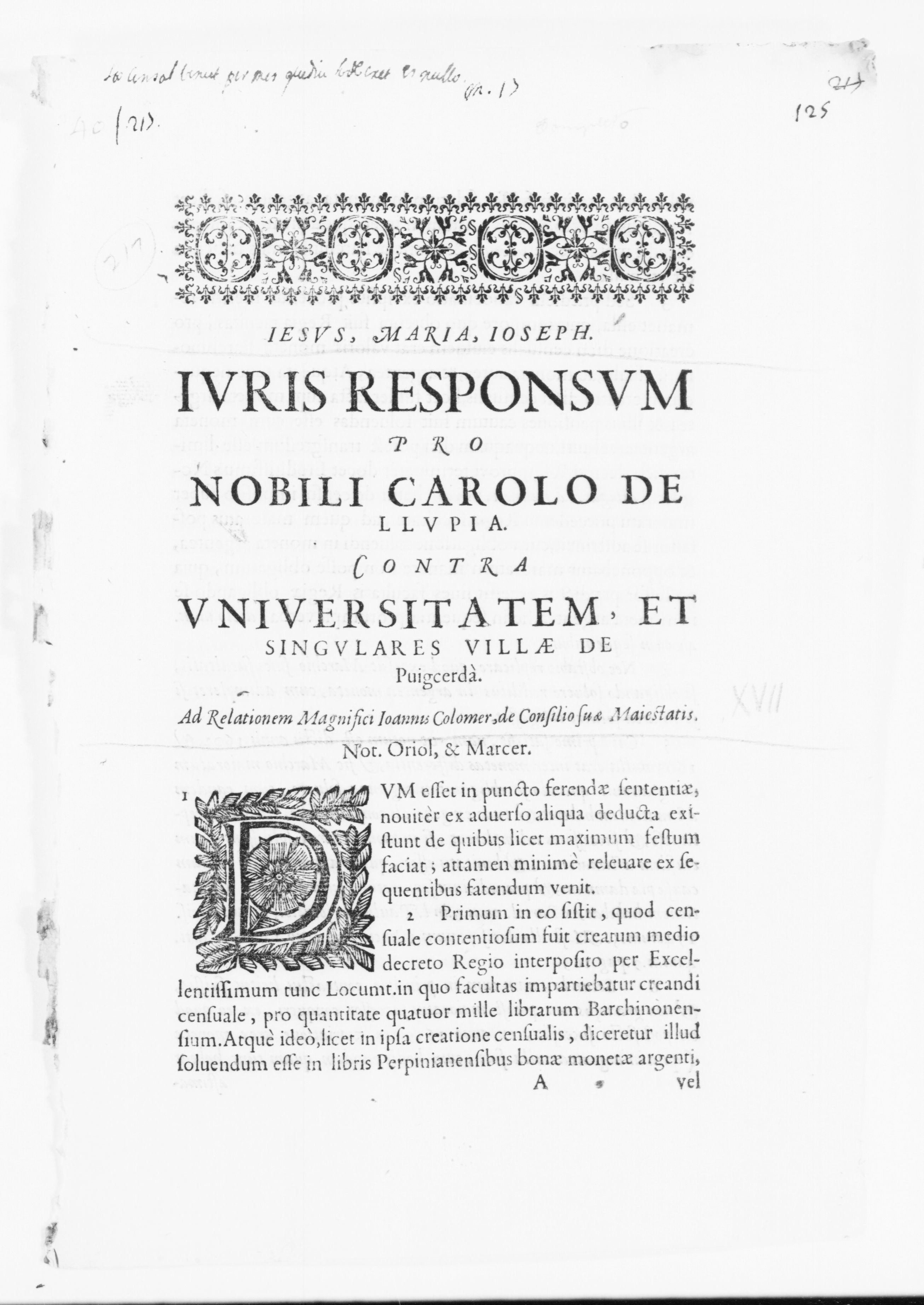 Scanned image of the current content page