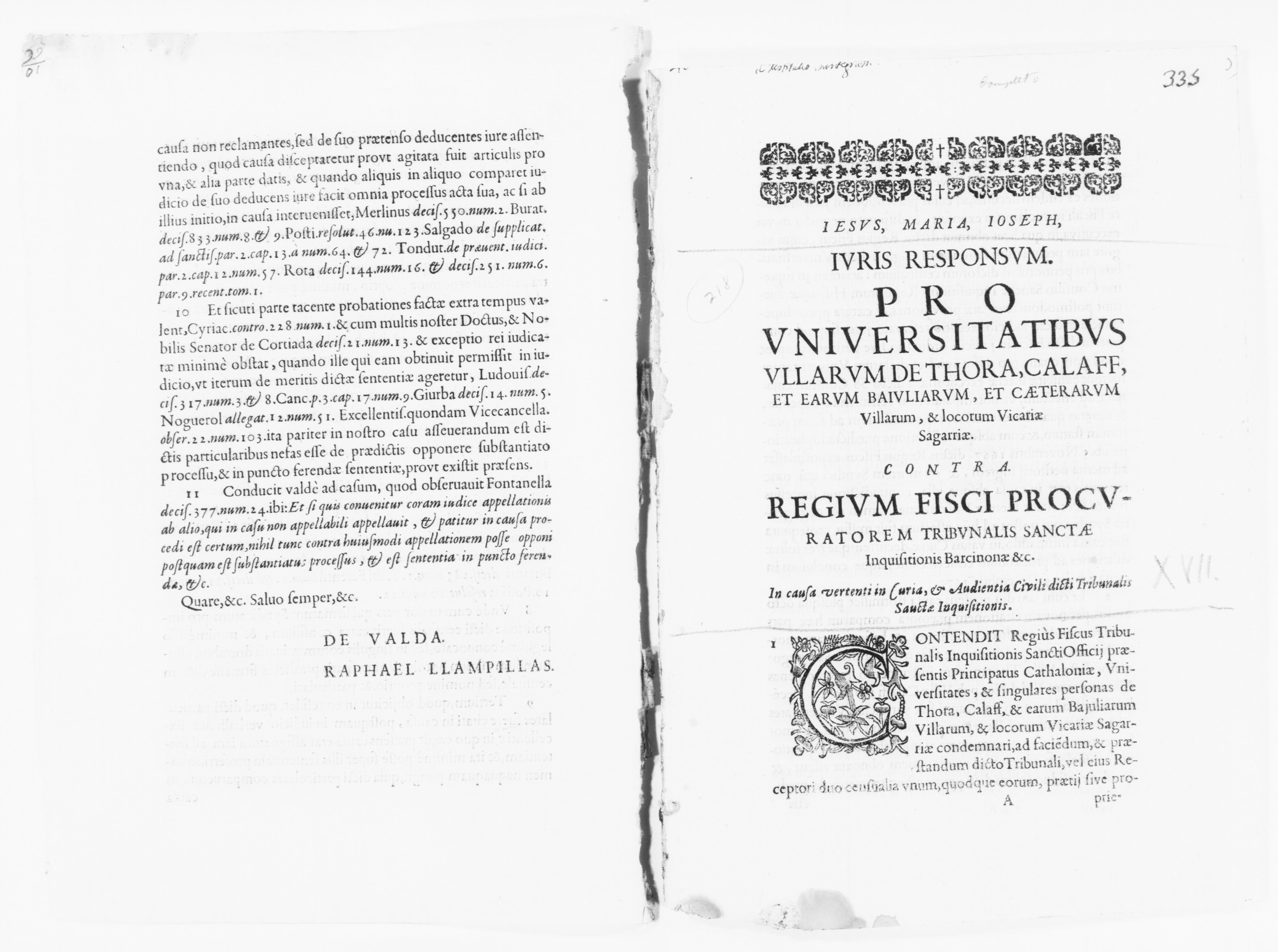 Scanned image of the current content page